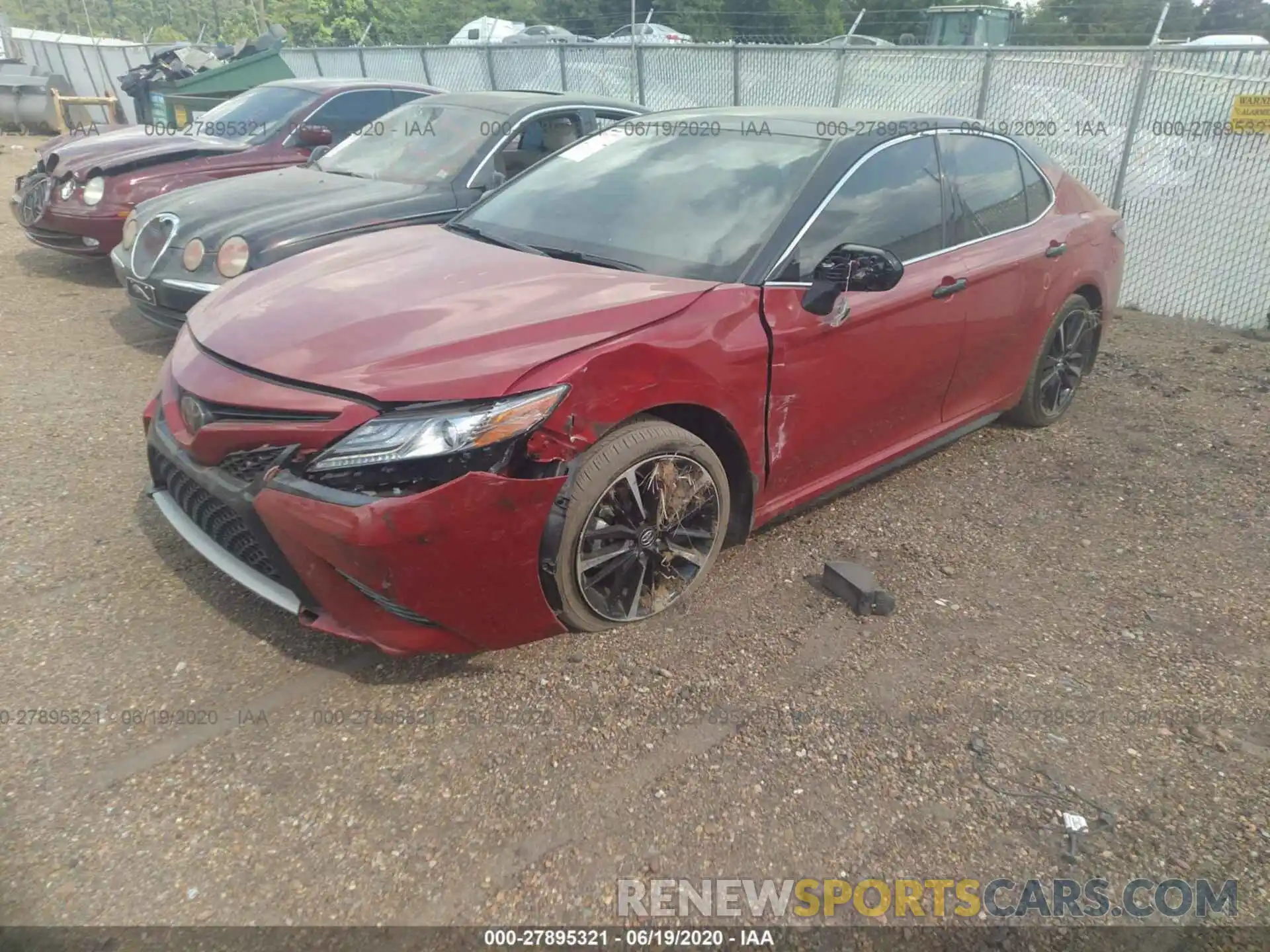 2 Photograph of a damaged car 4T1B61HK5KU285353 TOYOTA CAMRY 2019