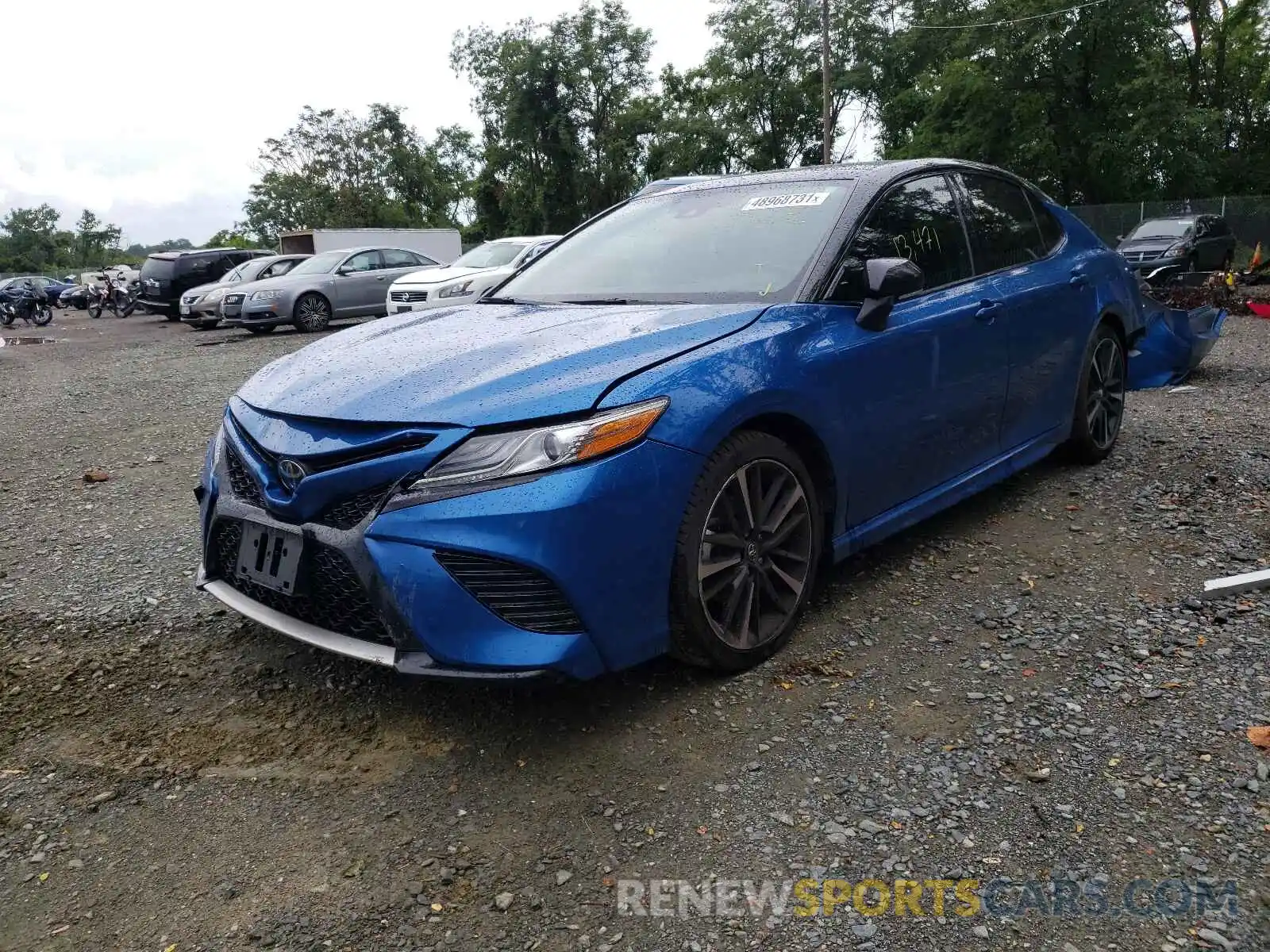 2 Photograph of a damaged car 4T1B61HK5KU291198 TOYOTA CAMRY 2019