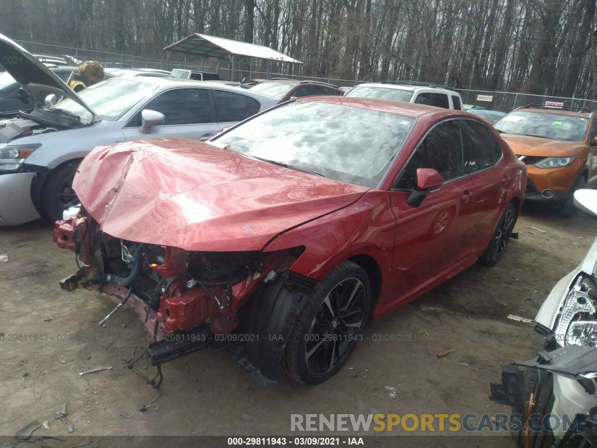 2 Photograph of a damaged car 4T1B61HK5KU299110 TOYOTA CAMRY 2019