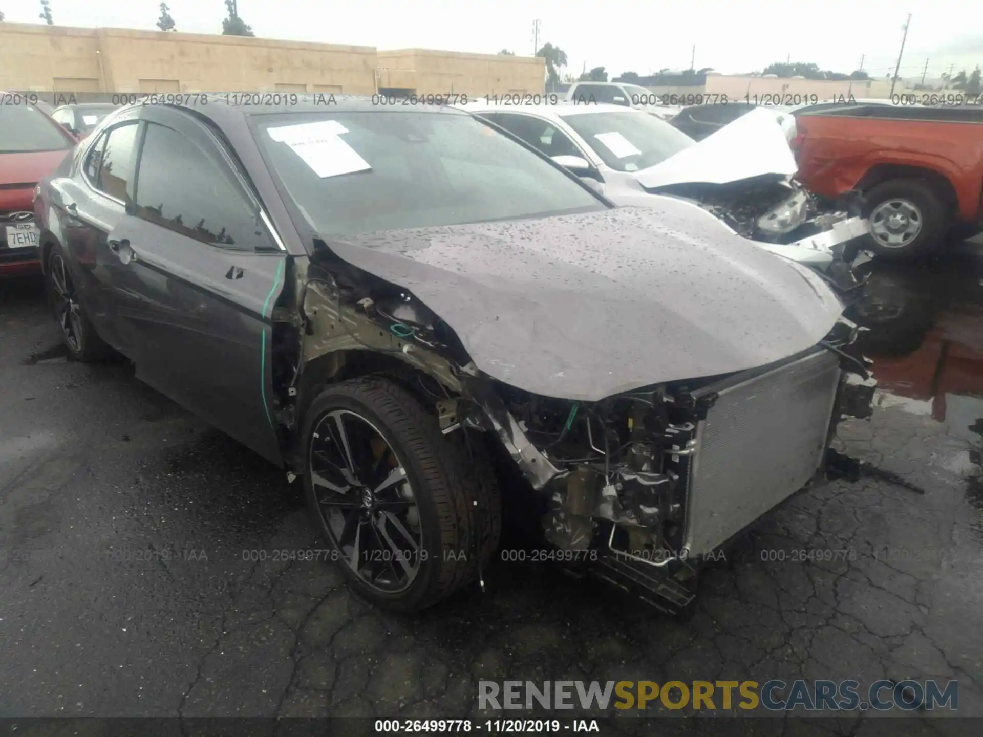 1 Photograph of a damaged car 4T1B61HK5KU710408 TOYOTA CAMRY 2019