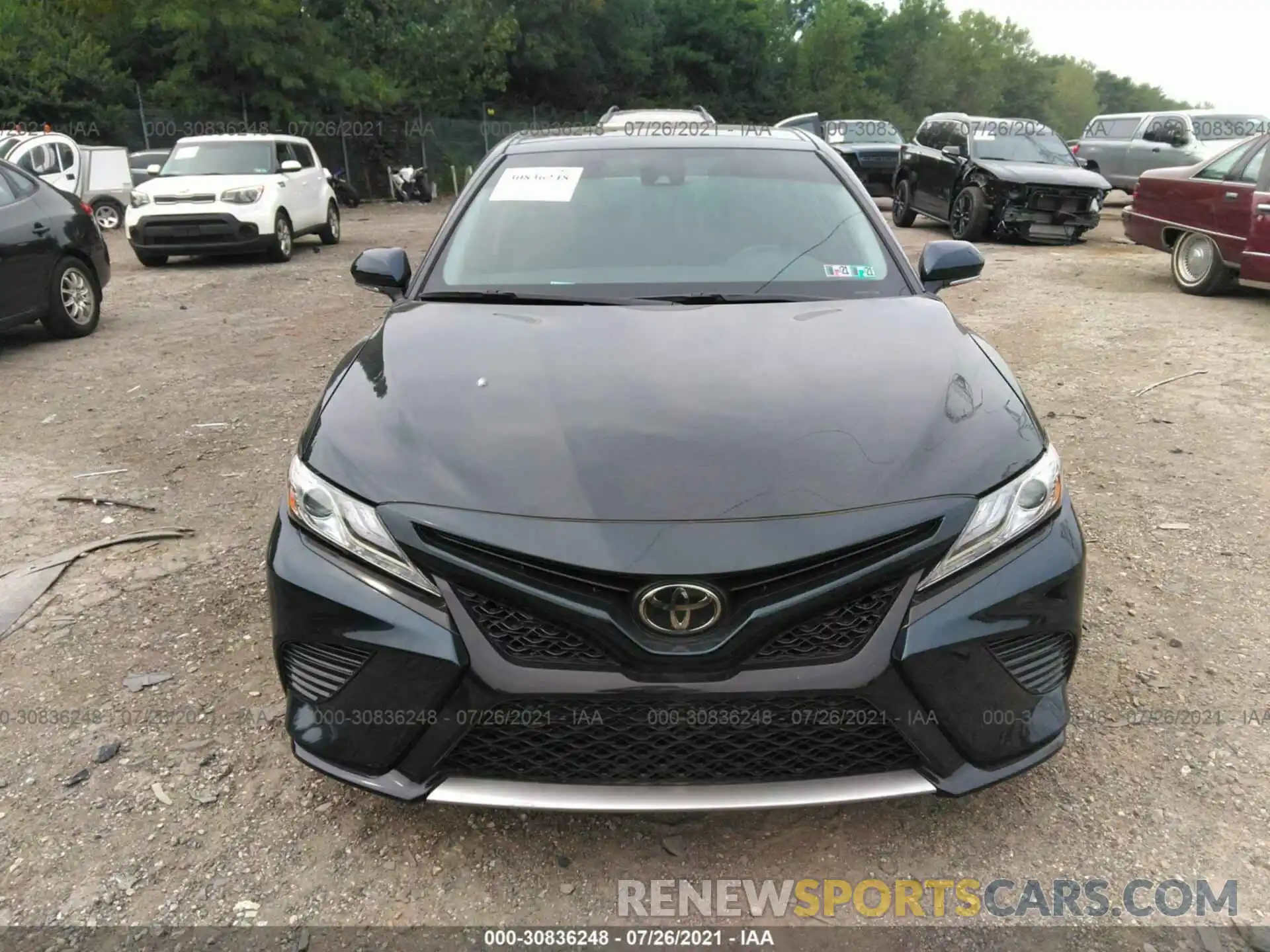 6 Photograph of a damaged car 4T1B61HK5KU754327 TOYOTA CAMRY 2019