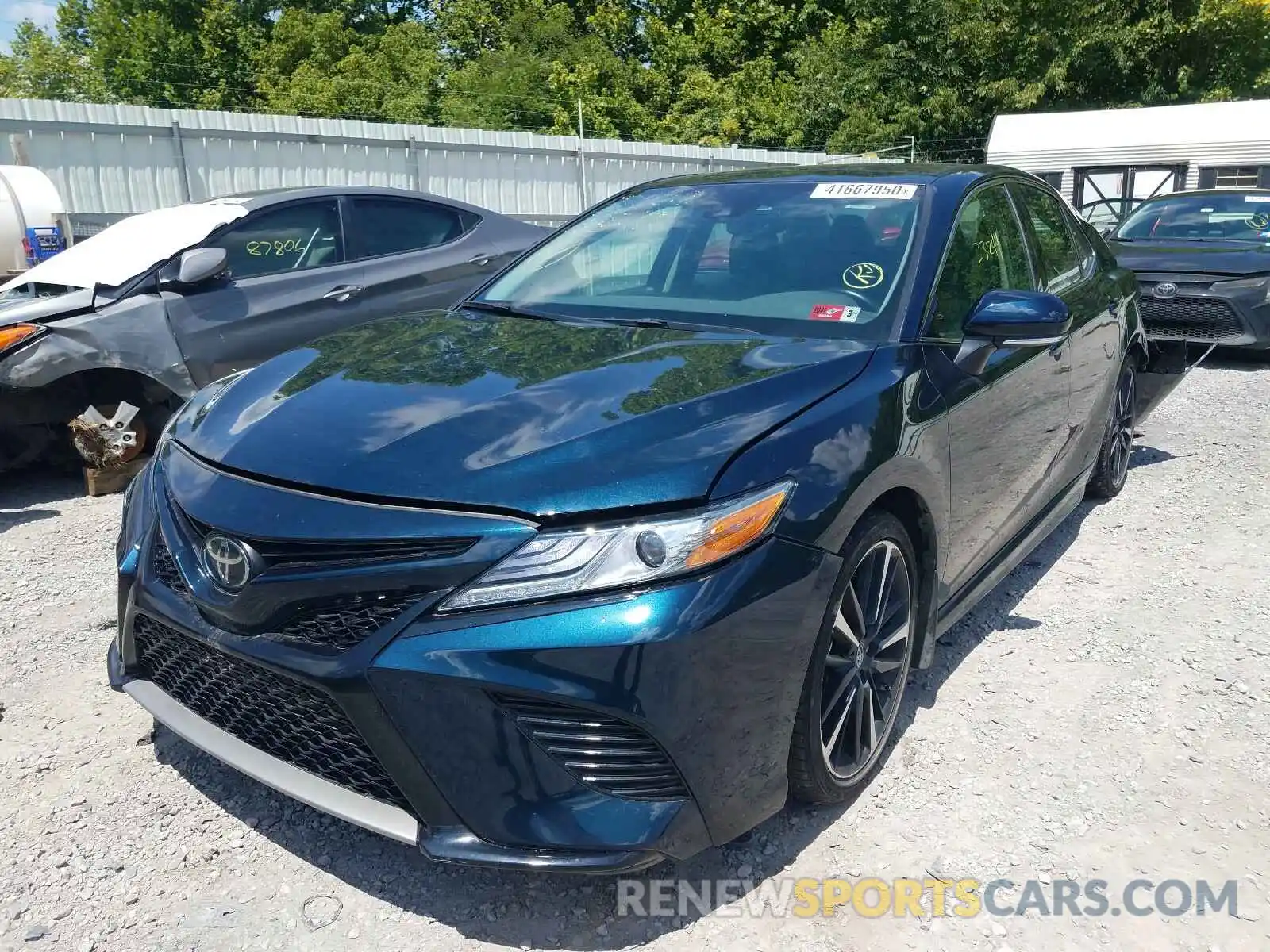 2 Photograph of a damaged car 4T1B61HK5KU768874 TOYOTA CAMRY 2019