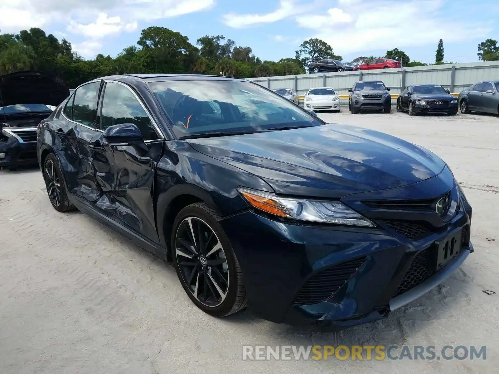 1 Photograph of a damaged car 4T1B61HK5KU782693 TOYOTA CAMRY 2019