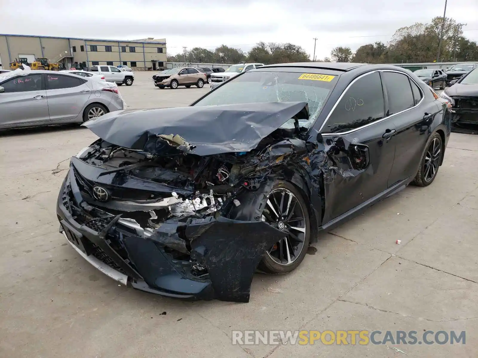 2 Photograph of a damaged car 4T1B61HK5KU783312 TOYOTA CAMRY 2019