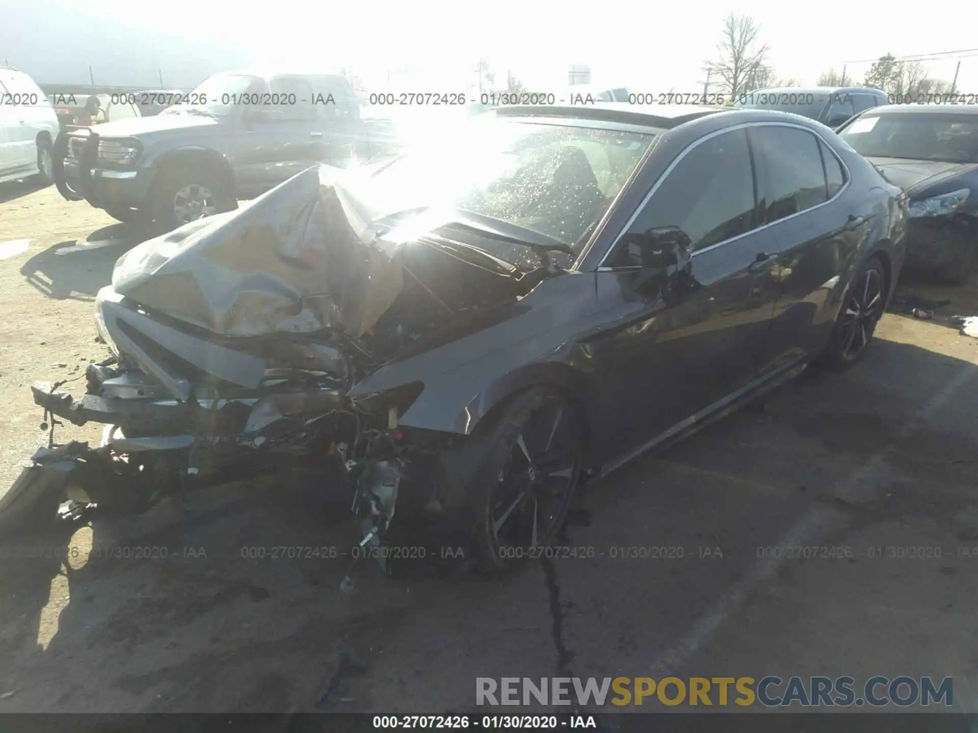 2 Photograph of a damaged car 4T1B61HK5KU786419 TOYOTA CAMRY 2019