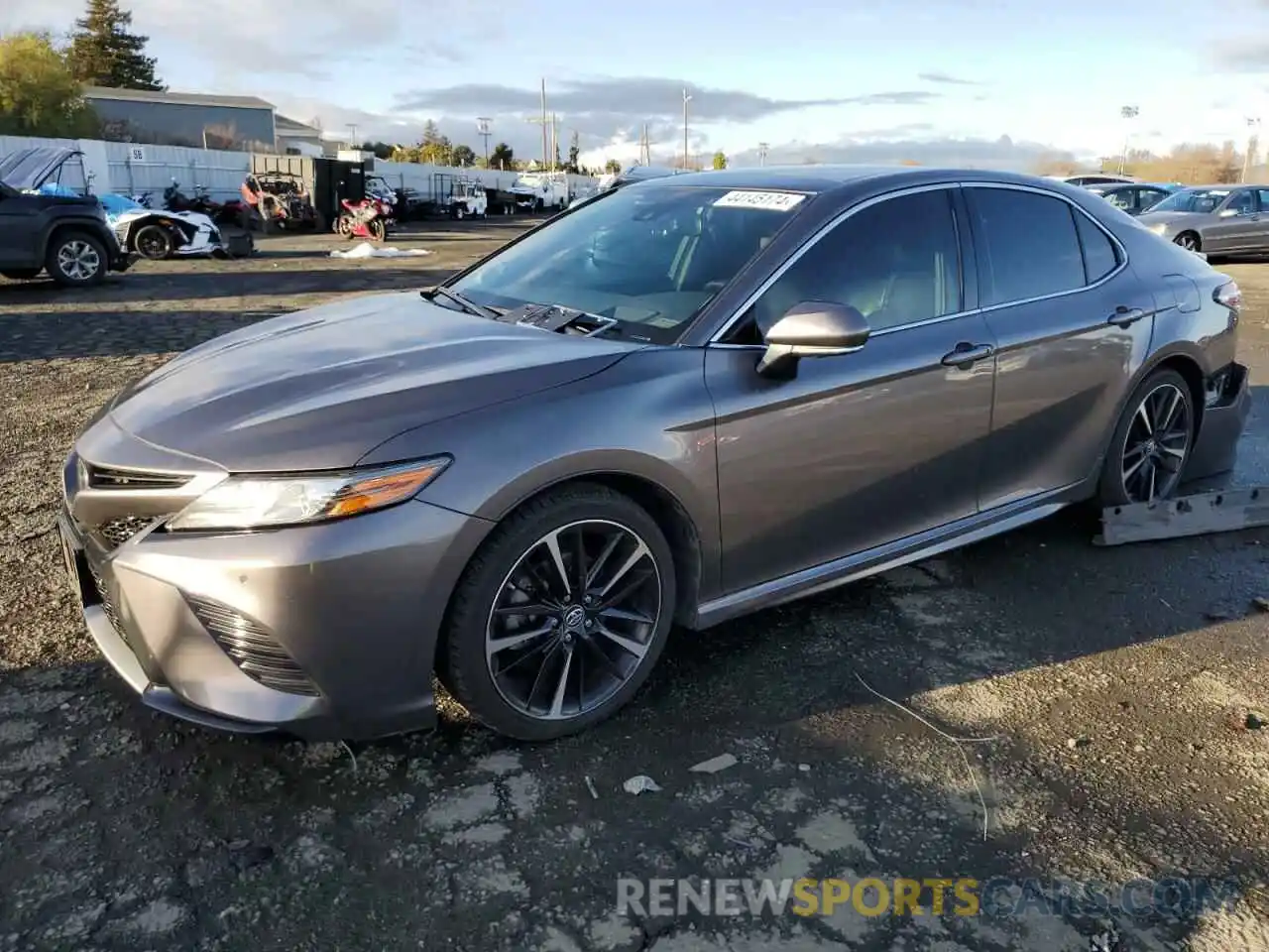 1 Photograph of a damaged car 4T1B61HK5KU793032 TOYOTA CAMRY 2019