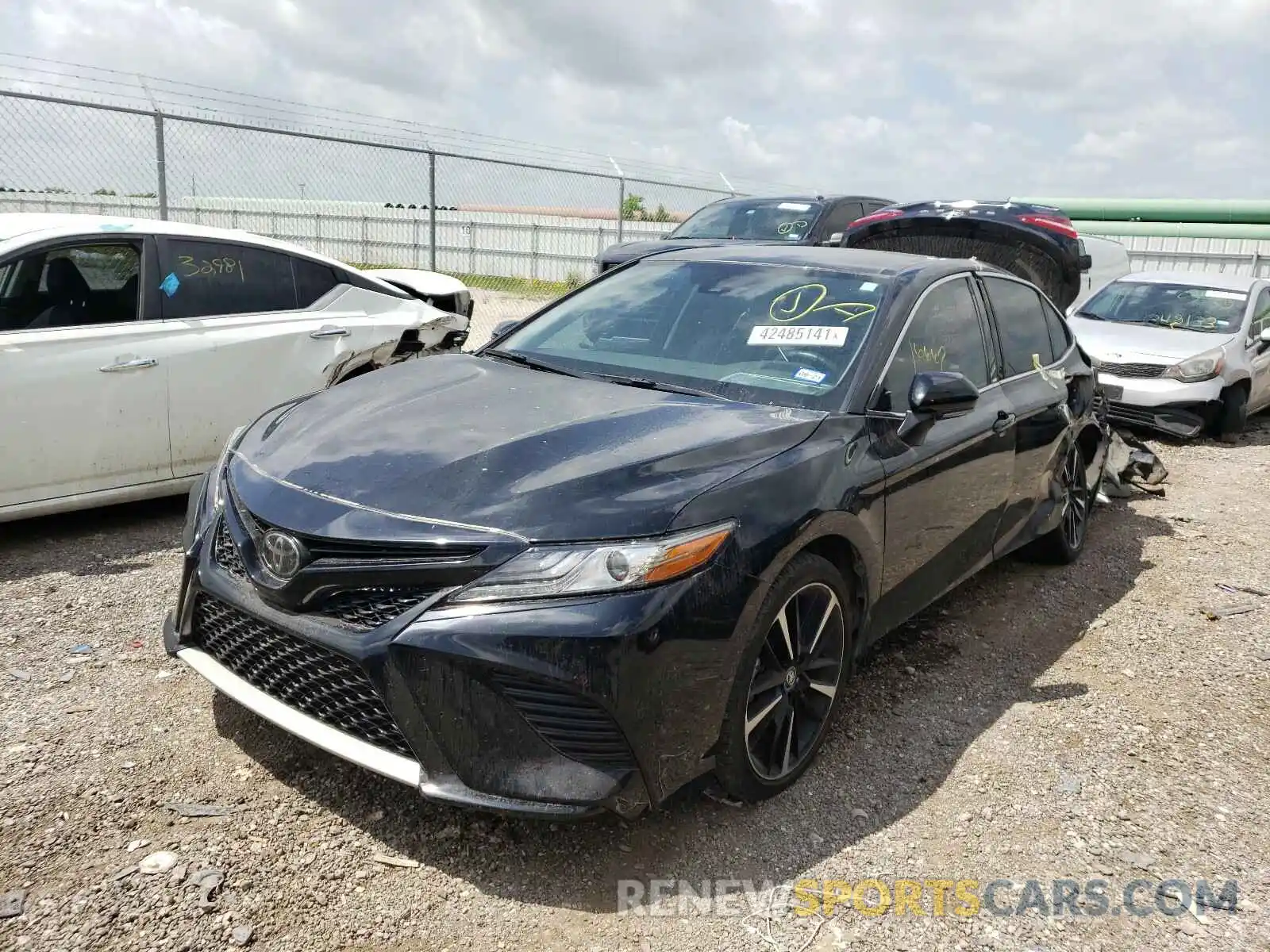 2 Photograph of a damaged car 4T1B61HK5KU817135 TOYOTA CAMRY 2019