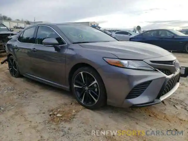 1 Photograph of a damaged car 4T1B61HK5KU836154 TOYOTA CAMRY 2019