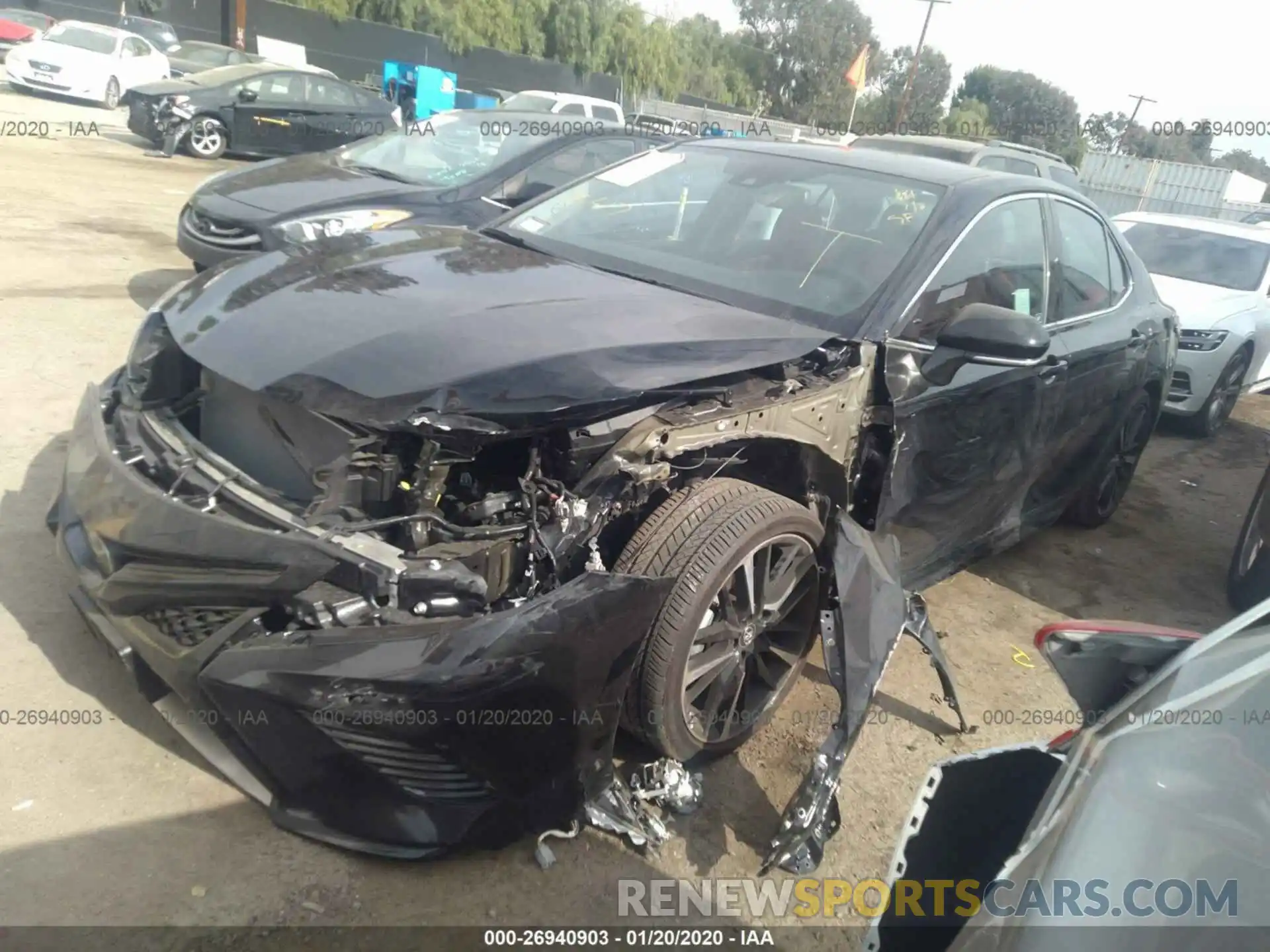 2 Photograph of a damaged car 4T1B61HK5KU841127 TOYOTA CAMRY 2019