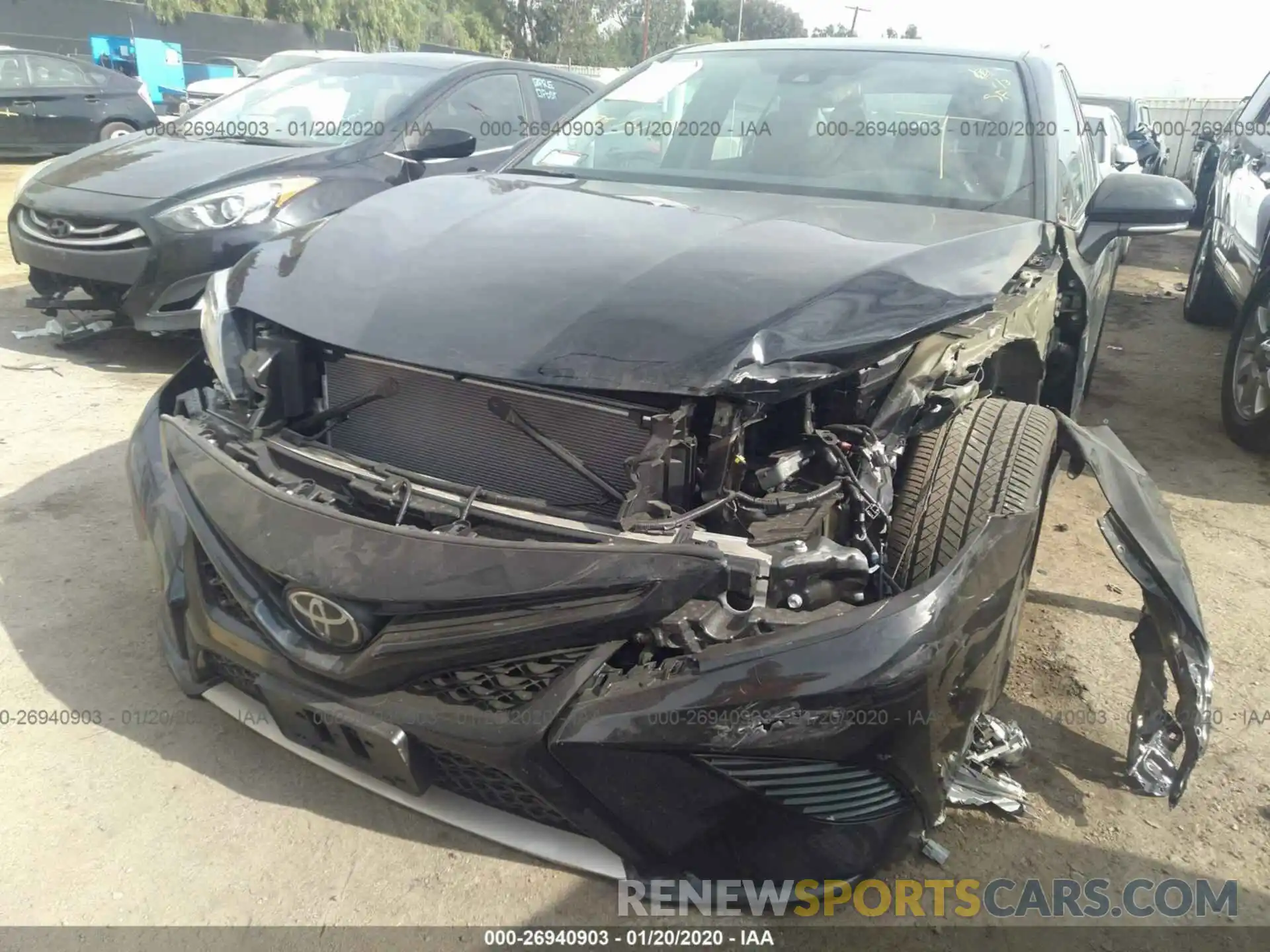 6 Photograph of a damaged car 4T1B61HK5KU841127 TOYOTA CAMRY 2019