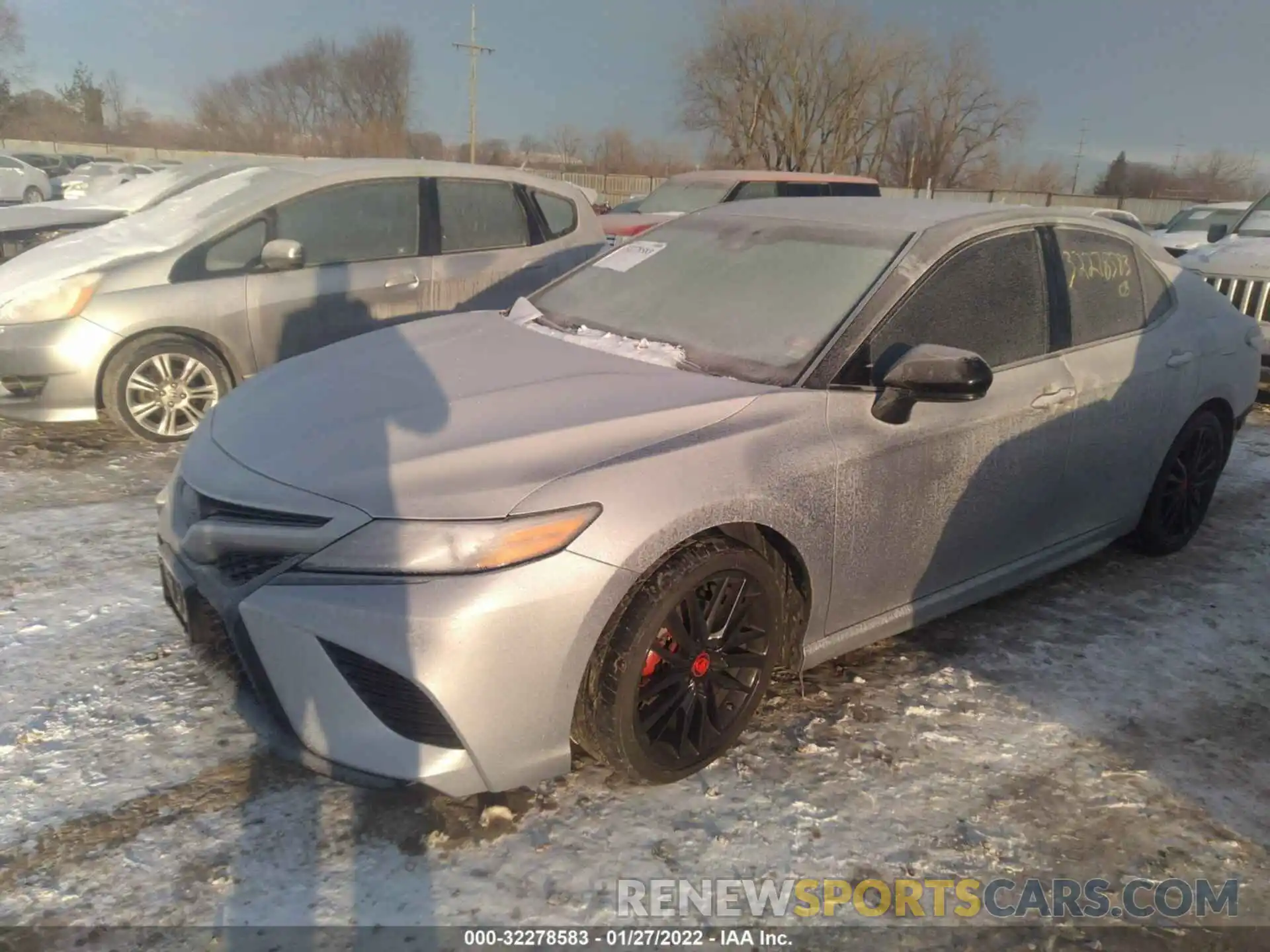 2 Photograph of a damaged car 4T1B61HK6KU182393 TOYOTA CAMRY 2019