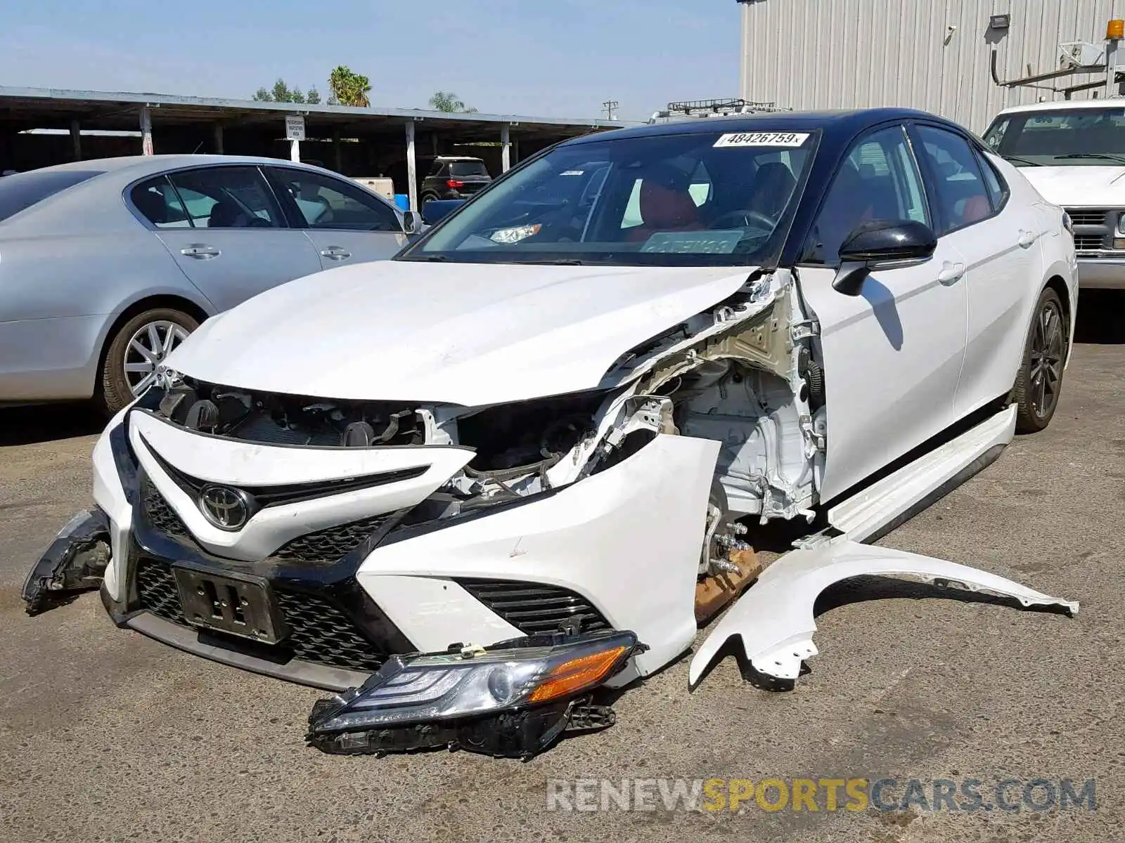 2 Photograph of a damaged car 4T1B61HK6KU188050 TOYOTA CAMRY 2019