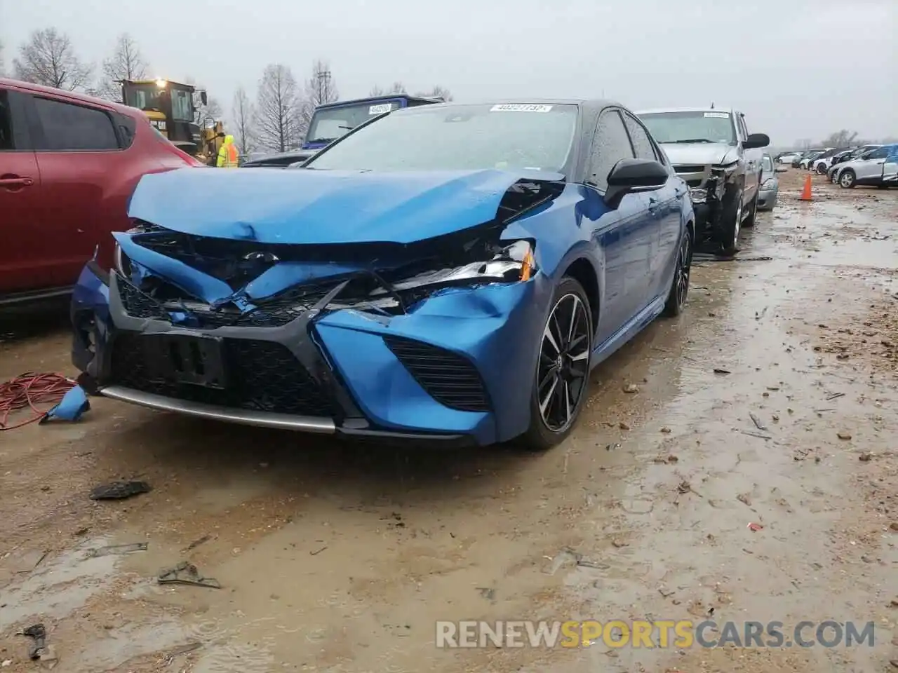 2 Photograph of a damaged car 4T1B61HK6KU200438 TOYOTA CAMRY 2019