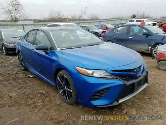 1 Photograph of a damaged car 4T1B61HK6KU203971 TOYOTA CAMRY 2019