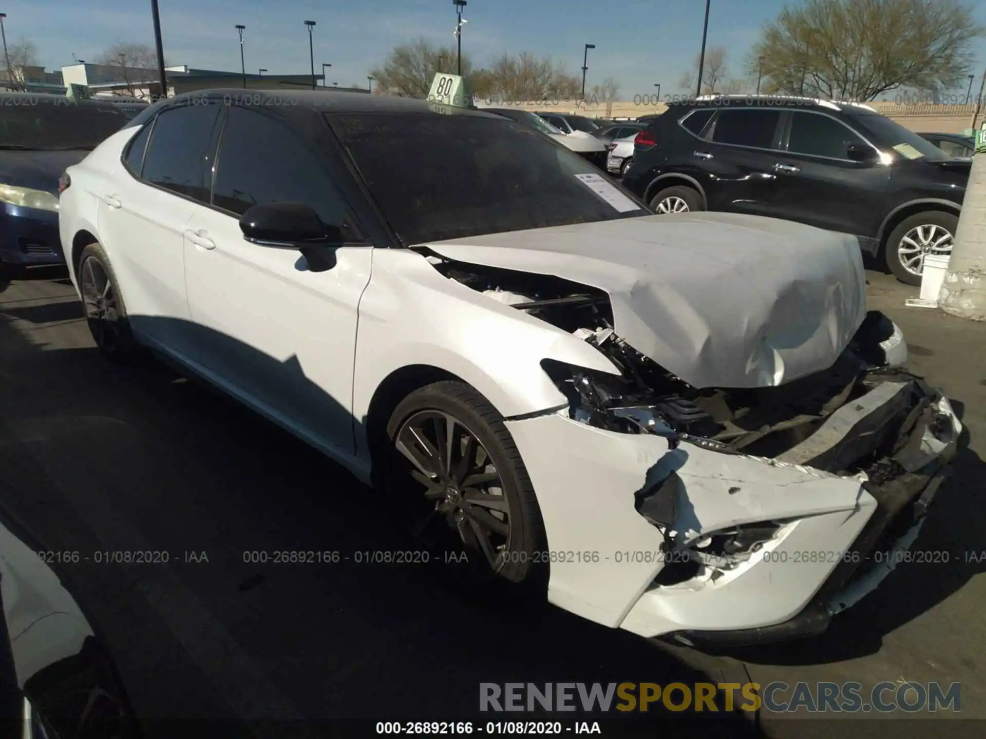 1 Photograph of a damaged car 4T1B61HK6KU210810 TOYOTA CAMRY 2019