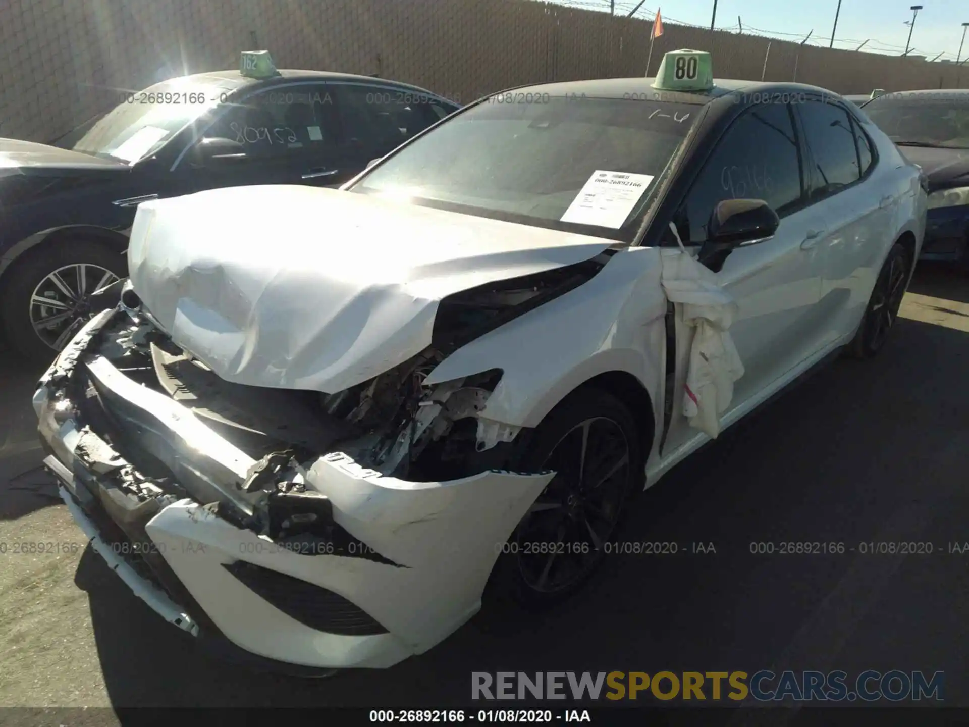 2 Photograph of a damaged car 4T1B61HK6KU210810 TOYOTA CAMRY 2019