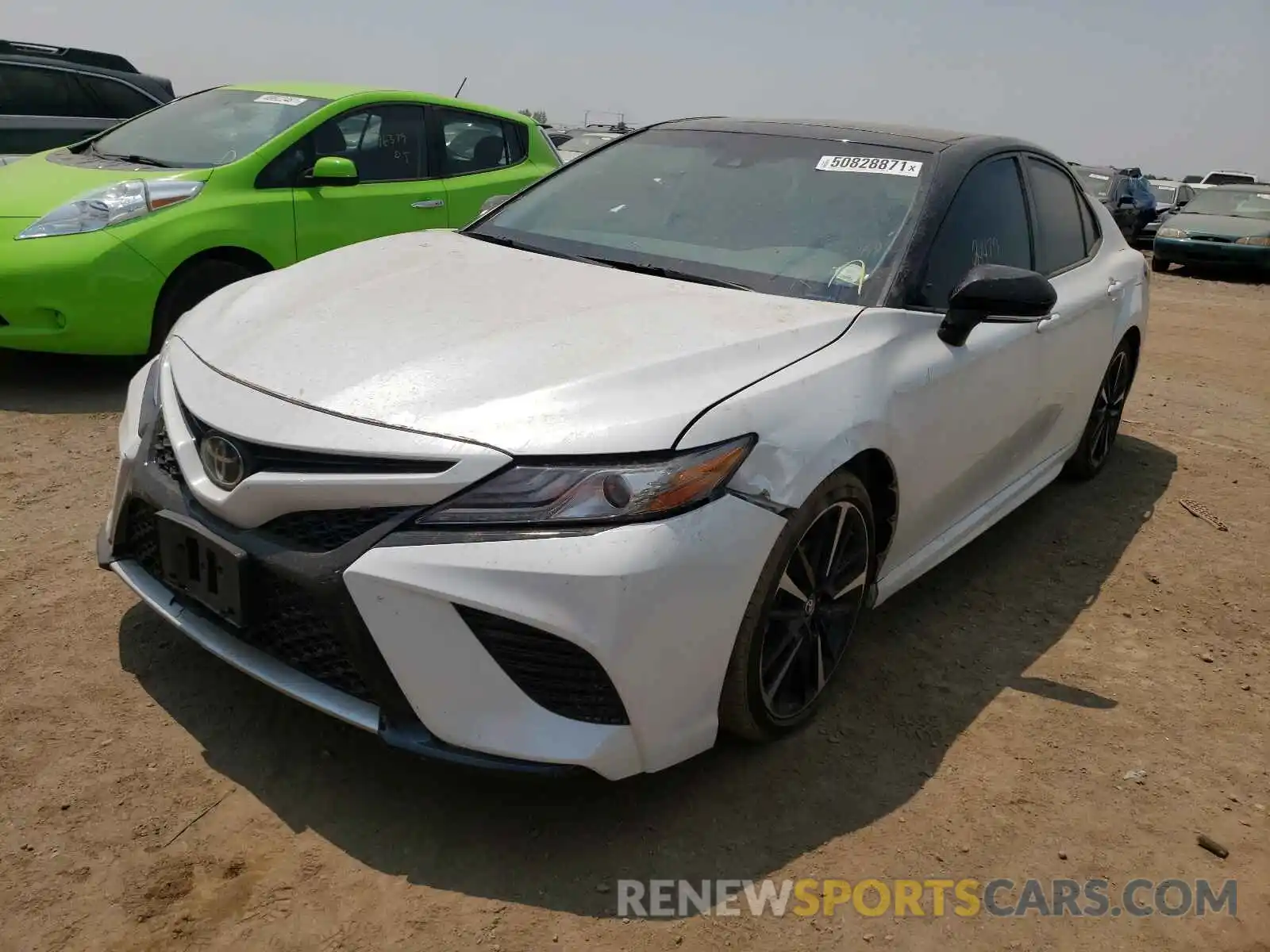 2 Photograph of a damaged car 4T1B61HK6KU233312 TOYOTA CAMRY 2019