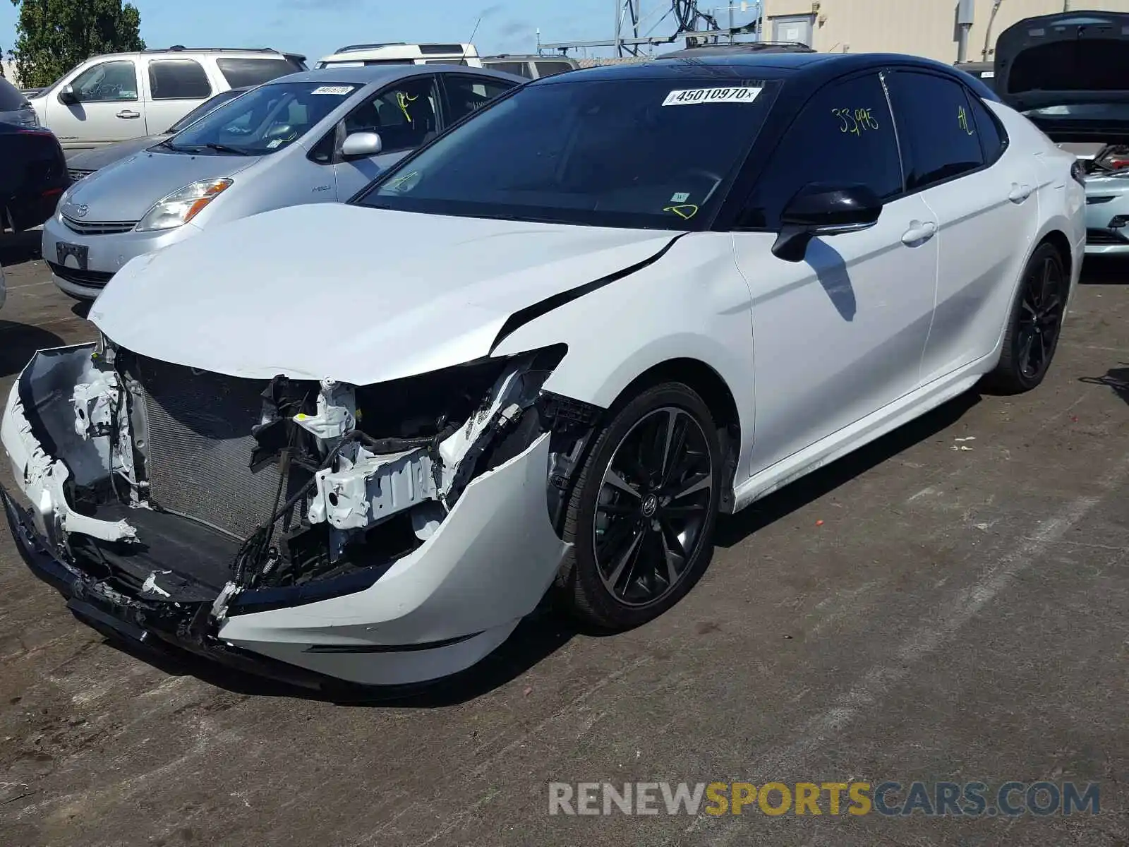 2 Photograph of a damaged car 4T1B61HK6KU234072 TOYOTA CAMRY 2019