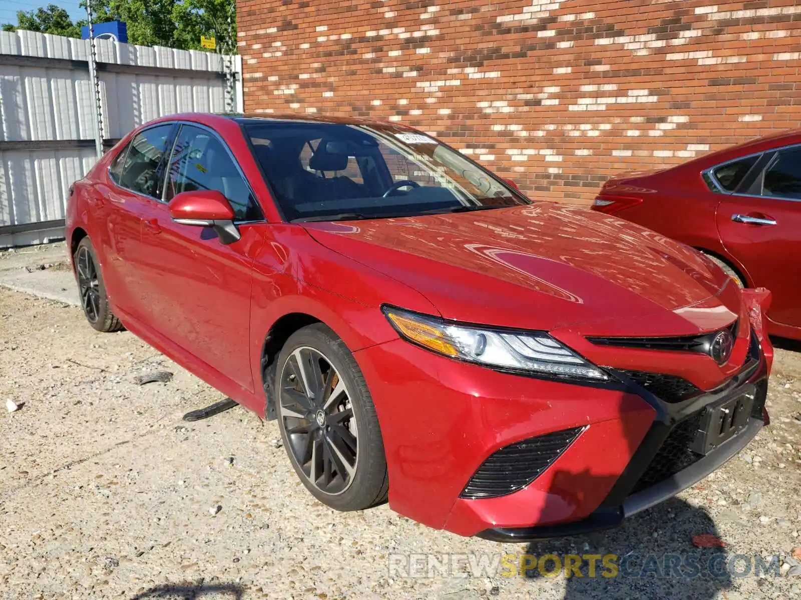 1 Photograph of a damaged car 4T1B61HK6KU236453 TOYOTA CAMRY 2019