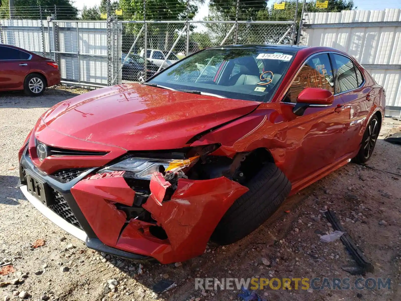 2 Photograph of a damaged car 4T1B61HK6KU236453 TOYOTA CAMRY 2019