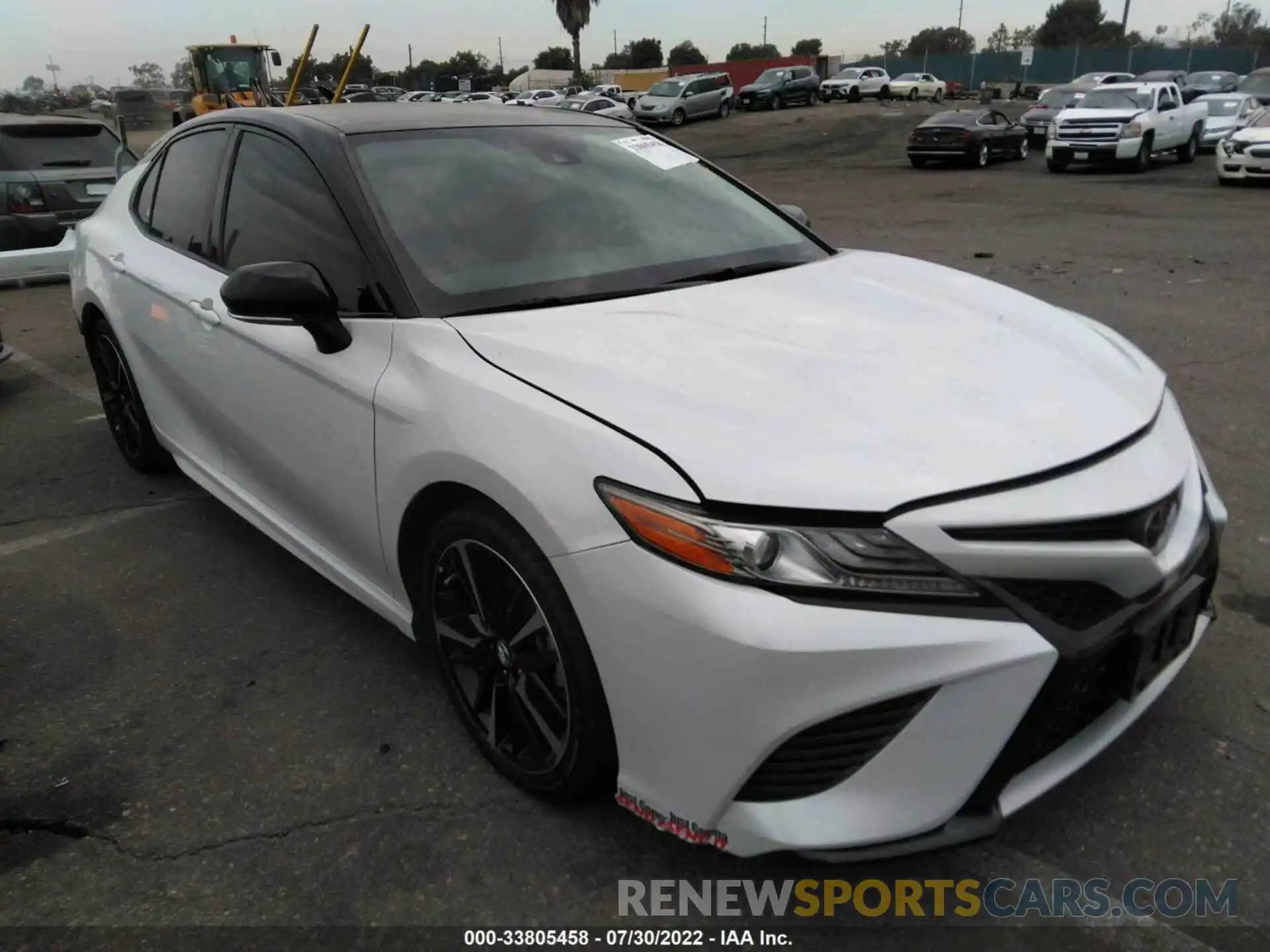 1 Photograph of a damaged car 4T1B61HK6KU249185 TOYOTA CAMRY 2019