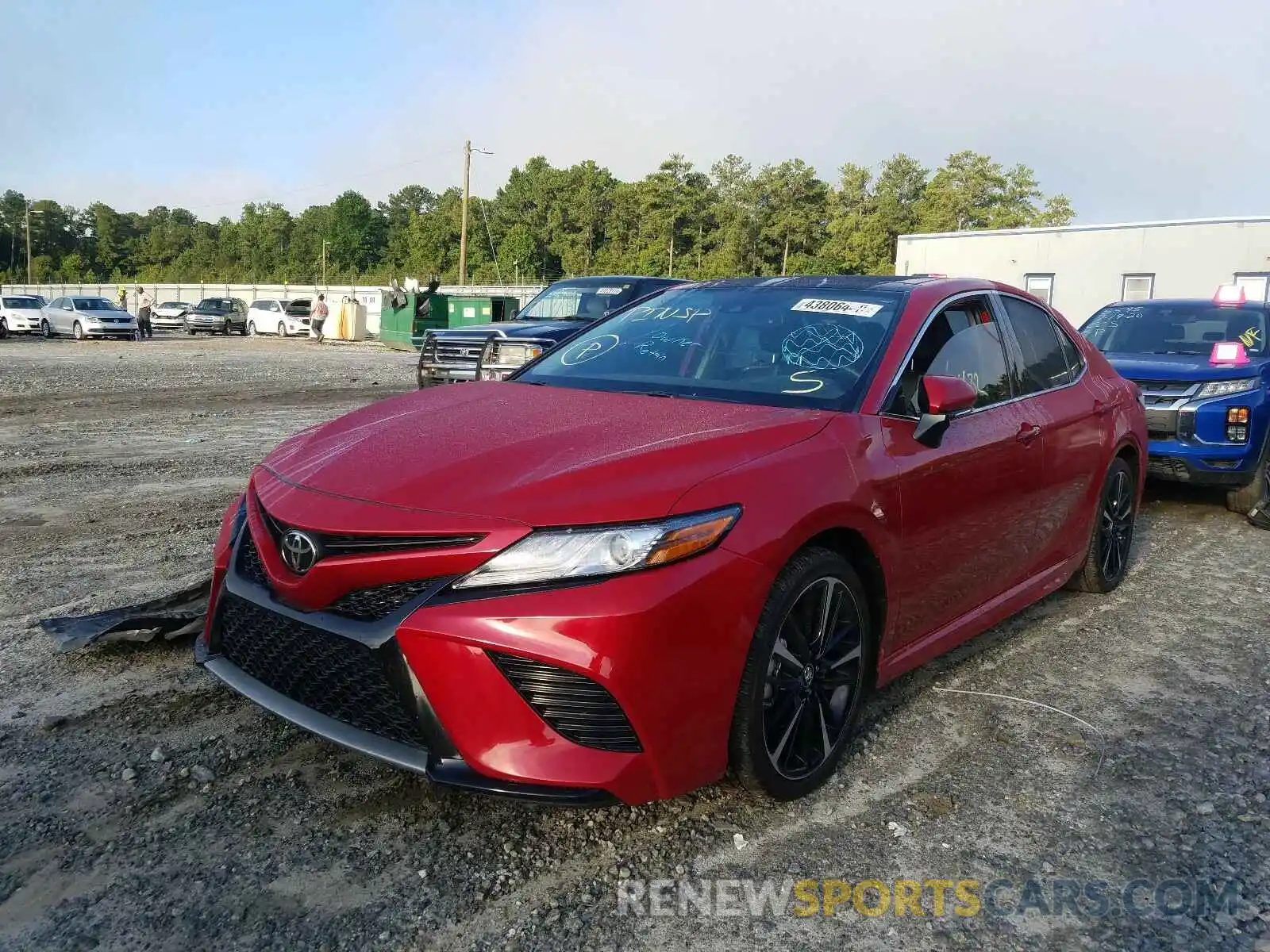 2 Photograph of a damaged car 4T1B61HK6KU249705 TOYOTA CAMRY 2019