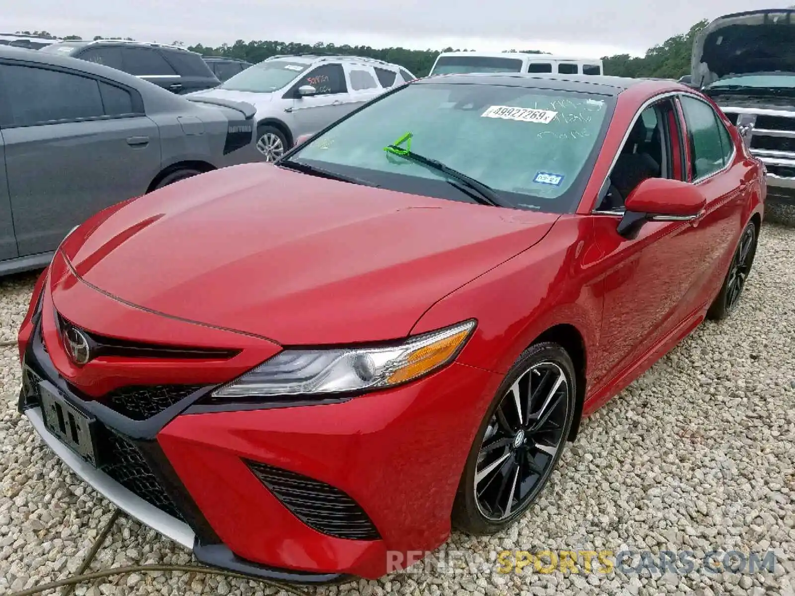 2 Photograph of a damaged car 4T1B61HK6KU255116 TOYOTA CAMRY 2019