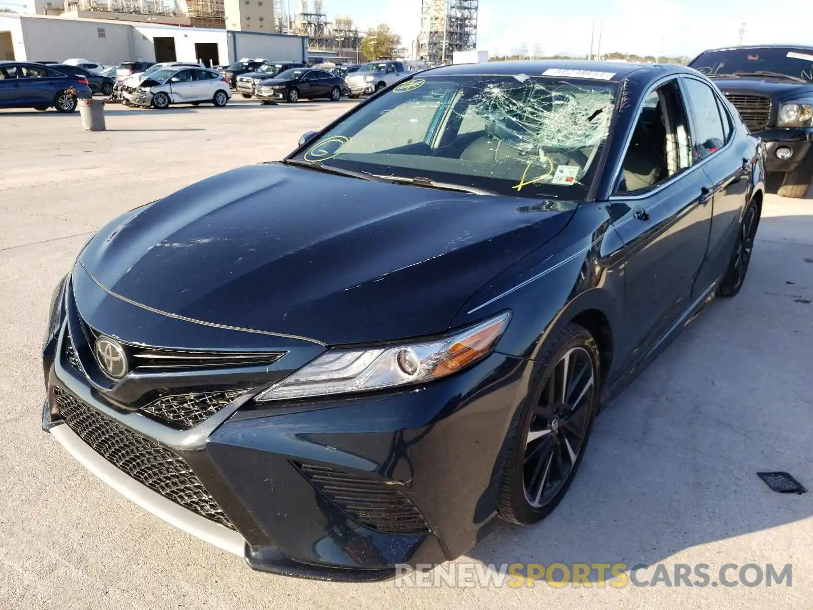 2 Photograph of a damaged car 4T1B61HK6KU258887 TOYOTA CAMRY 2019