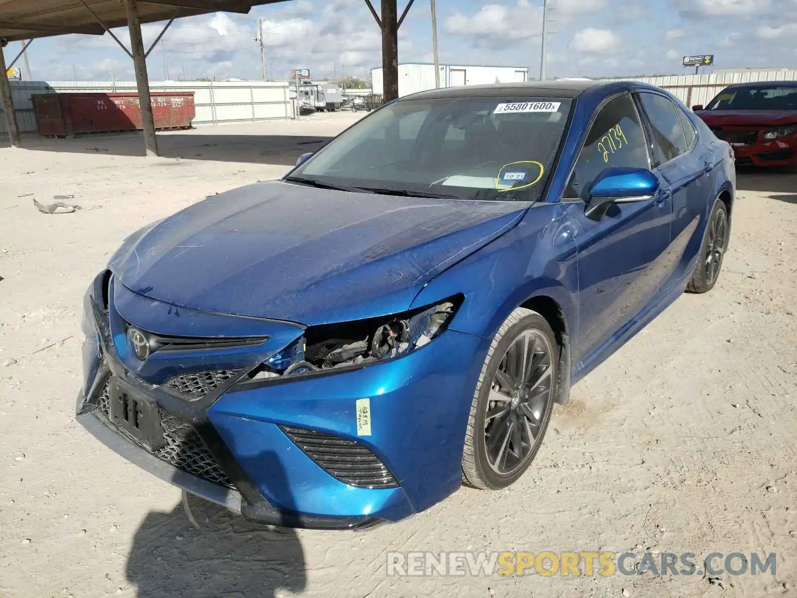 2 Photograph of a damaged car 4T1B61HK6KU260543 TOYOTA CAMRY 2019