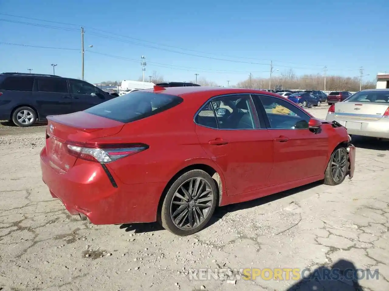 3 Photograph of a damaged car 4T1B61HK6KU284051 TOYOTA CAMRY 2019