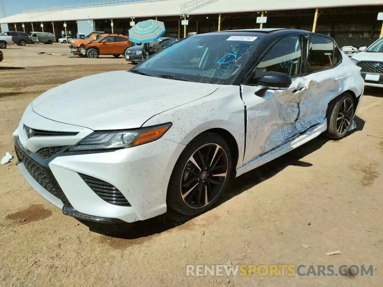 2 Photograph of a damaged car 4T1B61HK6KU290156 TOYOTA CAMRY 2019