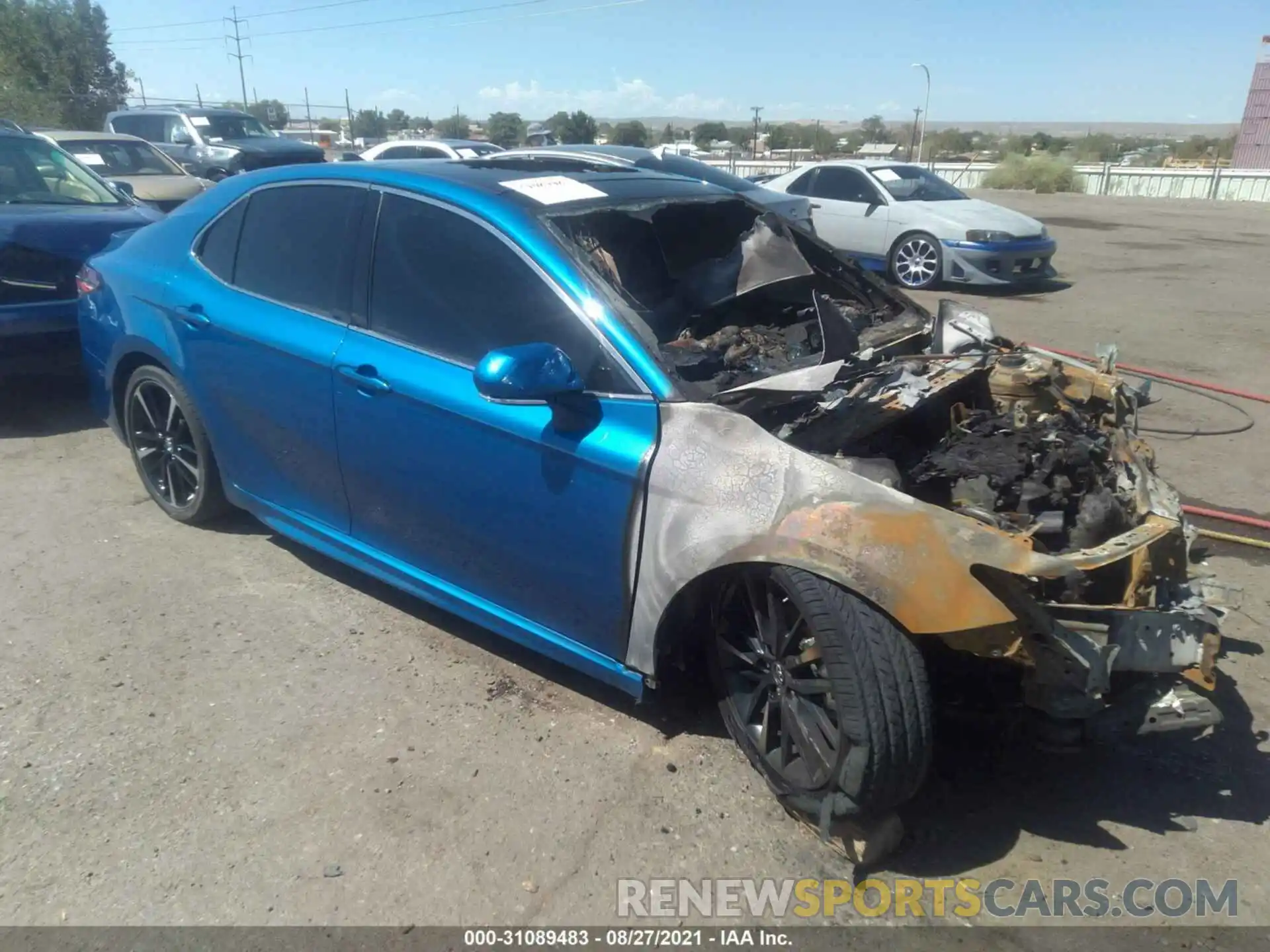 1 Photograph of a damaged car 4T1B61HK6KU300071 TOYOTA CAMRY 2019