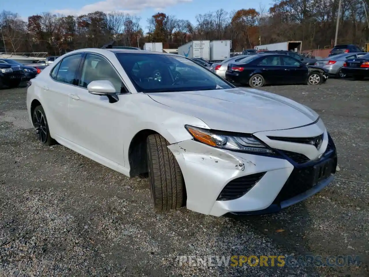 1 Photograph of a damaged car 4T1B61HK6KU706299 TOYOTA CAMRY 2019