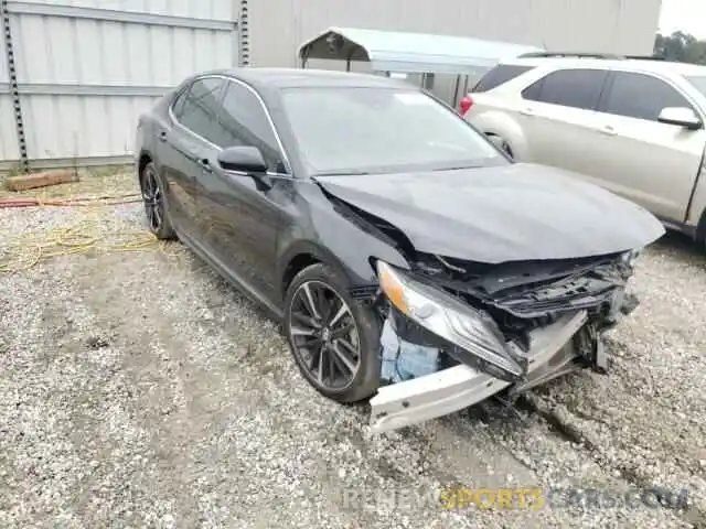 1 Photograph of a damaged car 4T1B61HK6KU727928 TOYOTA CAMRY 2019