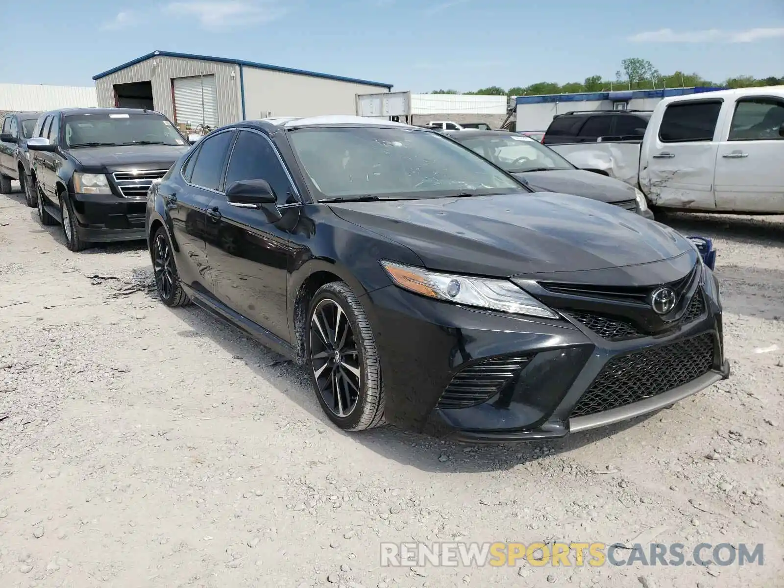 1 Photograph of a damaged car 4T1B61HK6KU741893 TOYOTA CAMRY 2019