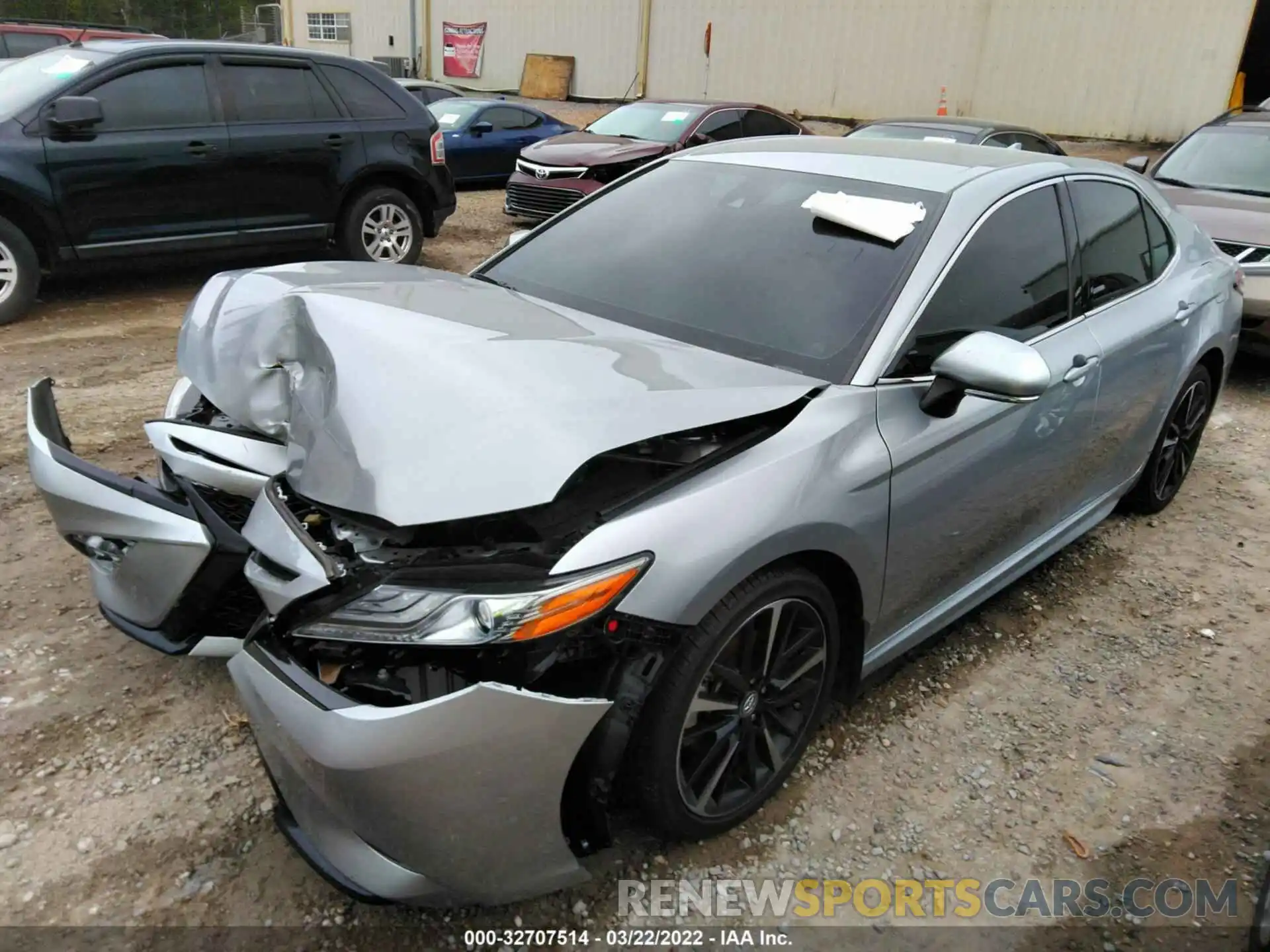 2 Photograph of a damaged car 4T1B61HK6KU753705 TOYOTA CAMRY 2019