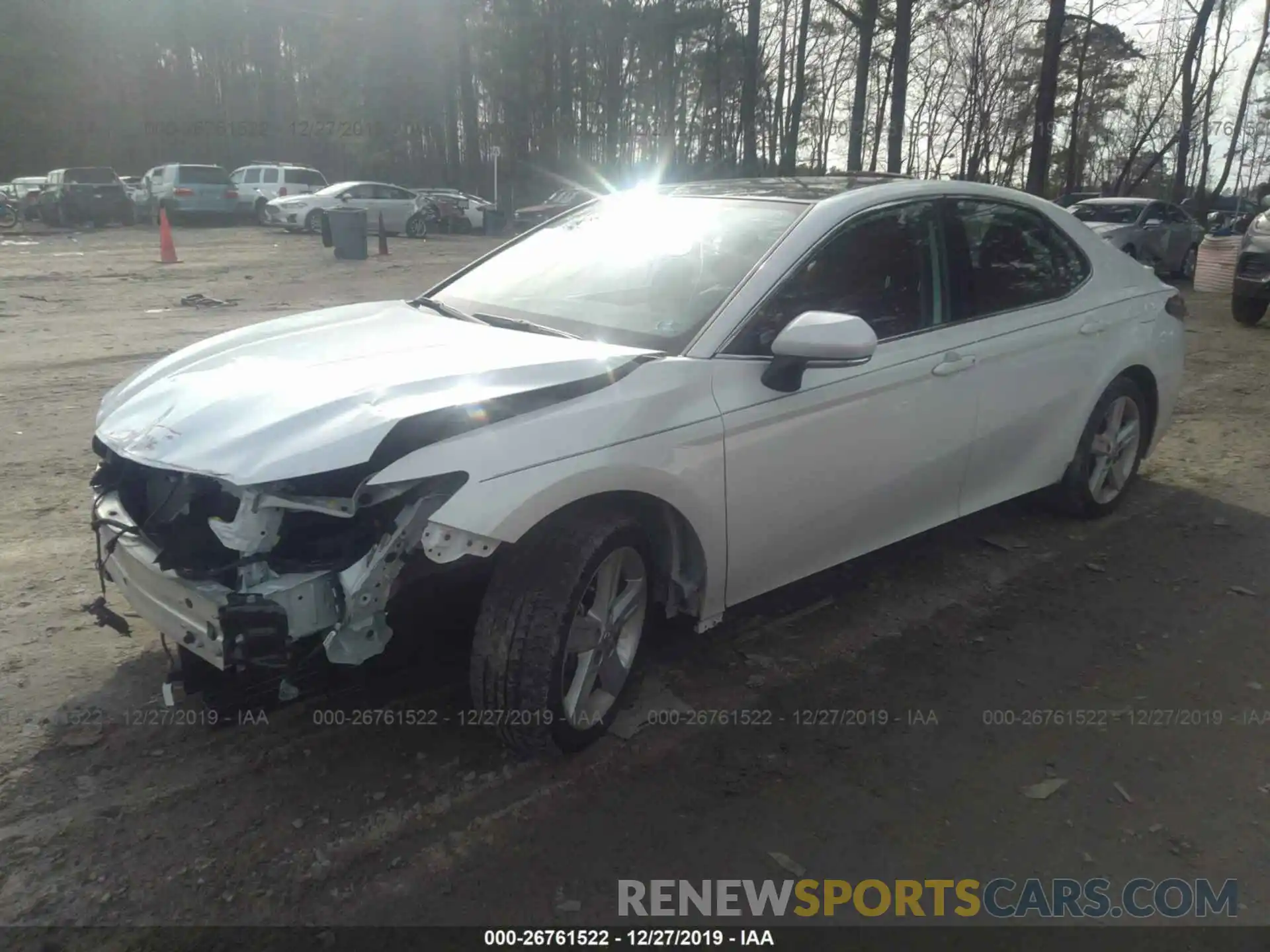 2 Photograph of a damaged car 4T1B61HK6KU804927 TOYOTA CAMRY 2019