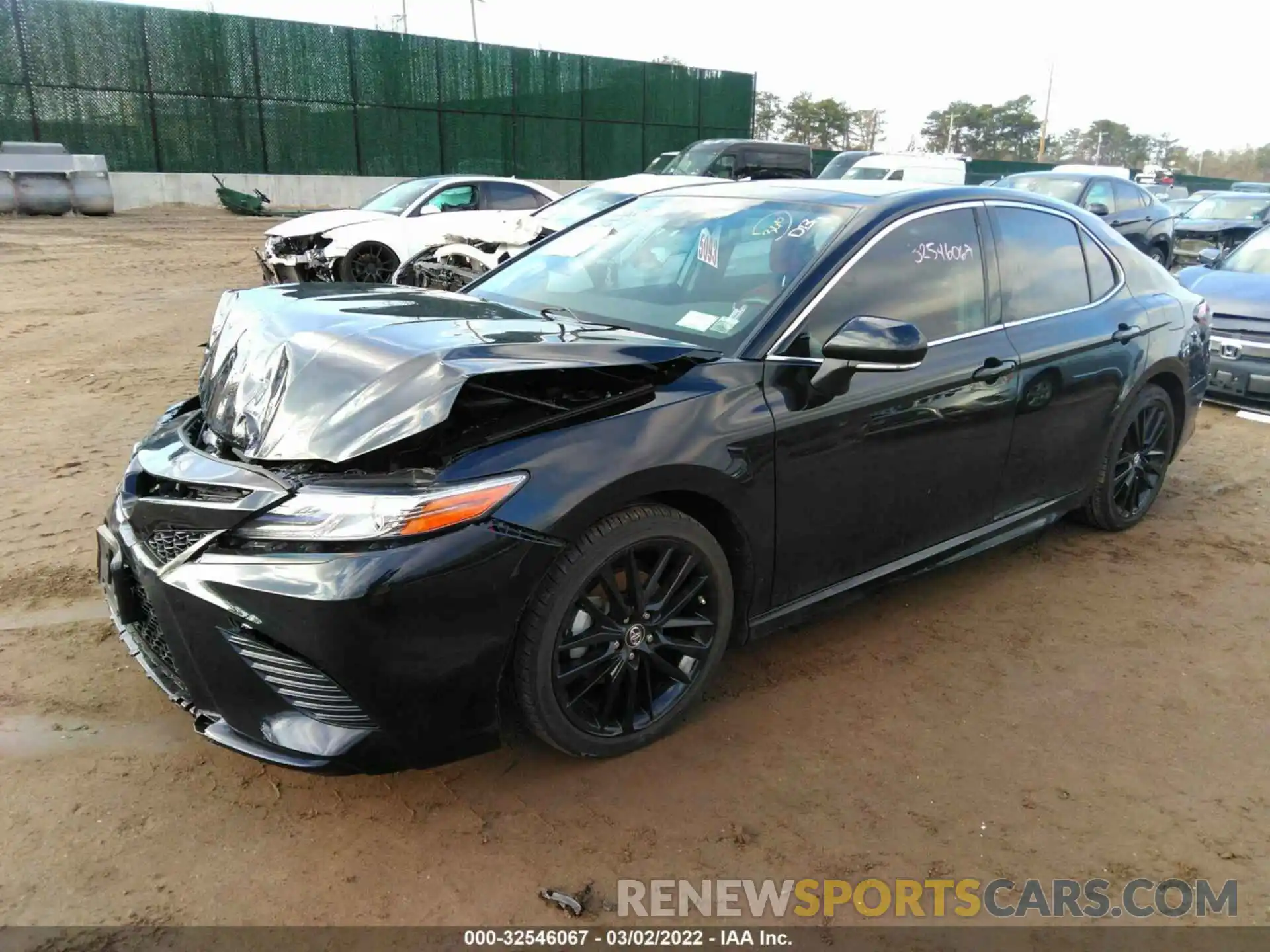 2 Photograph of a damaged car 4T1B61HK6KU818035 TOYOTA CAMRY 2019