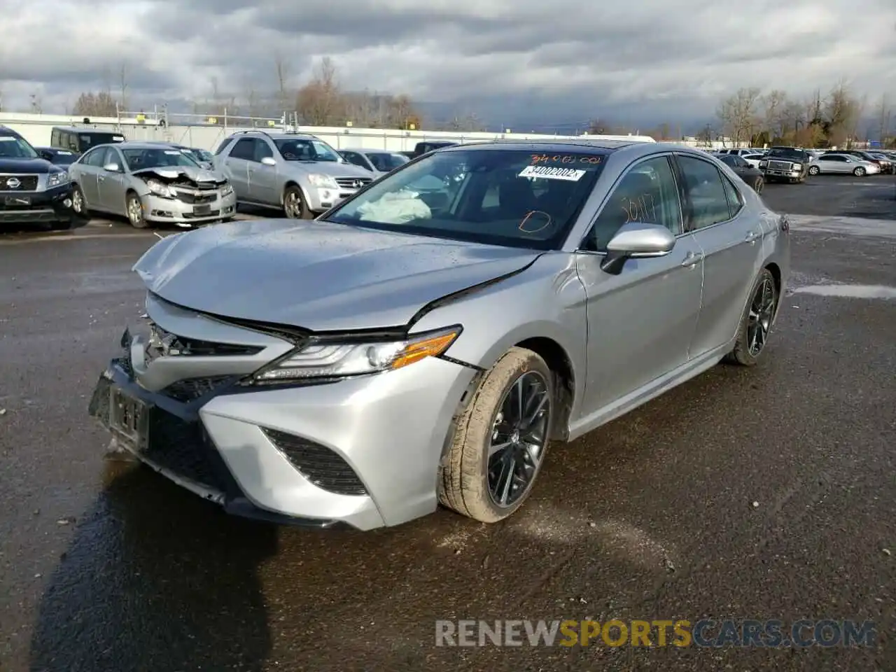 2 Photograph of a damaged car 4T1B61HK7KU161827 TOYOTA CAMRY 2019