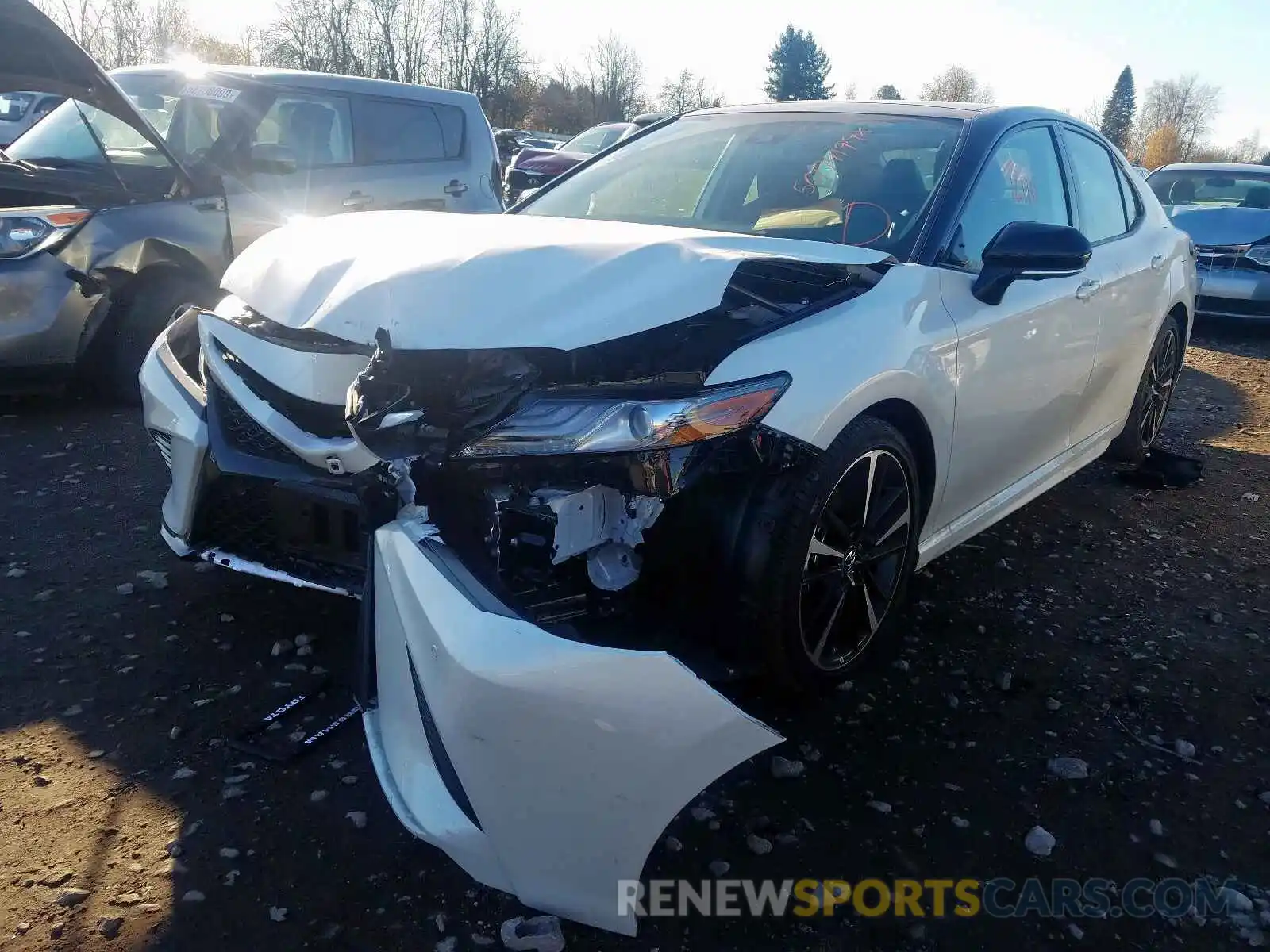 2 Photograph of a damaged car 4T1B61HK7KU168244 TOYOTA CAMRY 2019