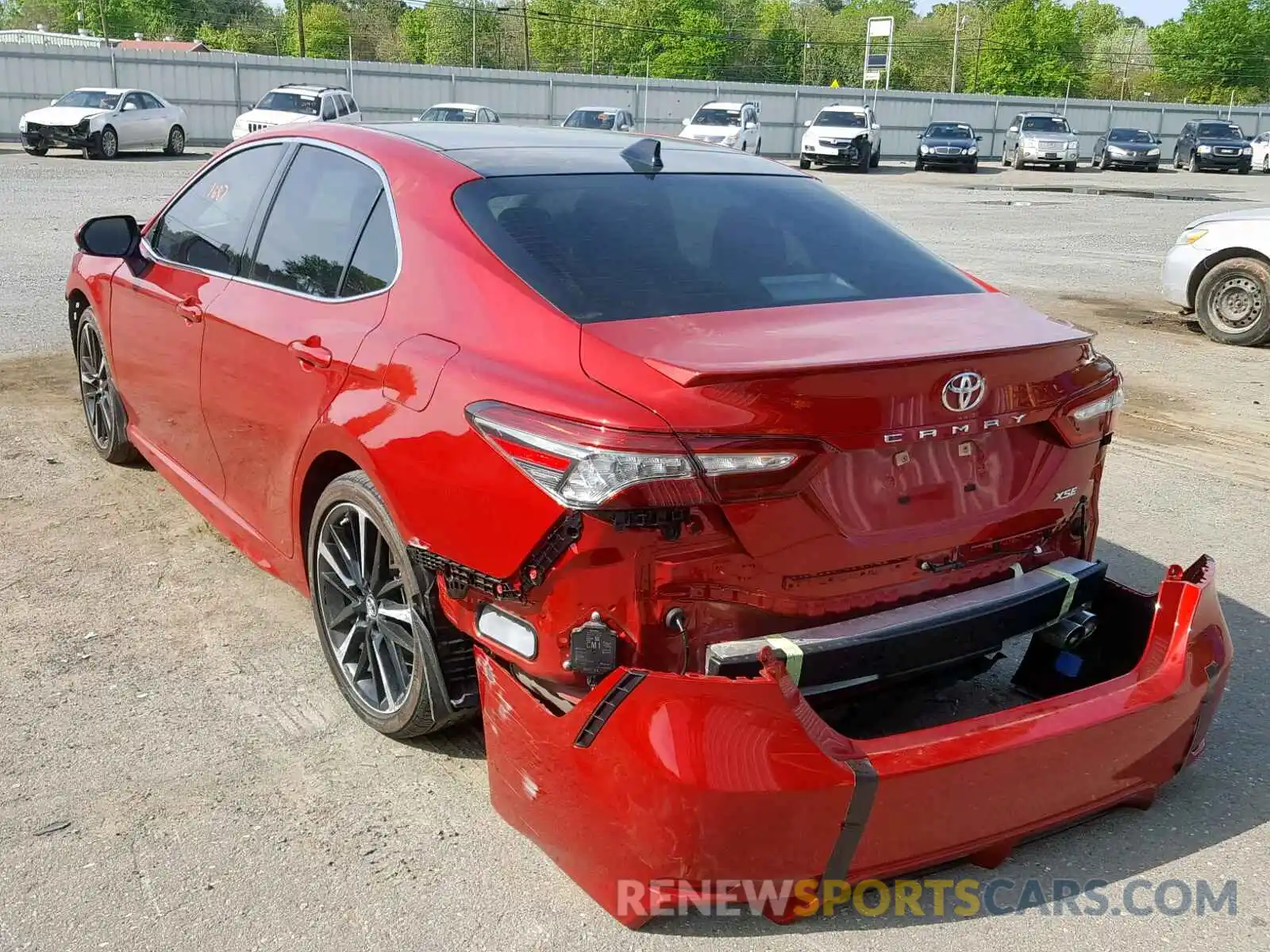 3 Photograph of a damaged car 4T1B61HK7KU185898 TOYOTA CAMRY 2019