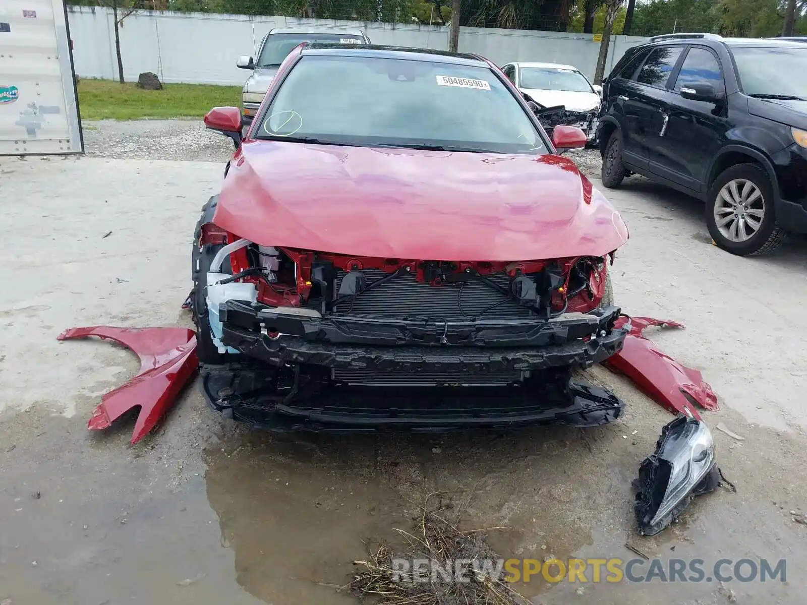 9 Photograph of a damaged car 4T1B61HK7KU226059 TOYOTA CAMRY 2019