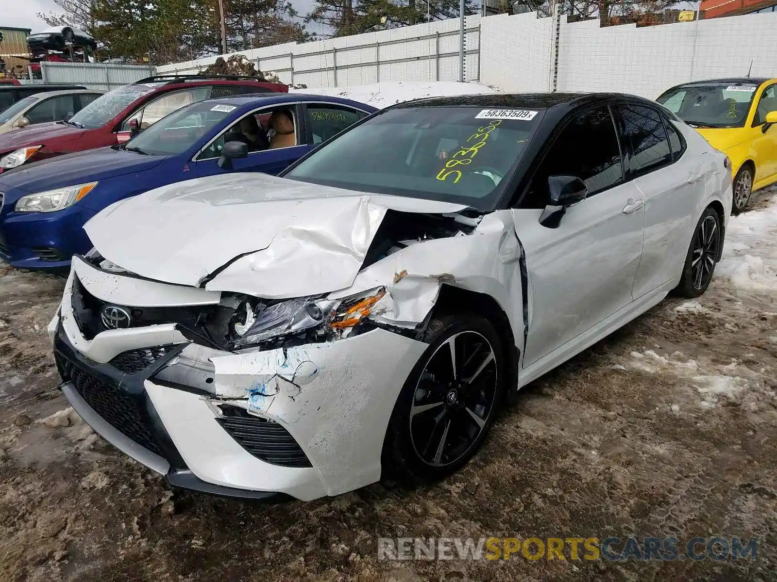 2 Photograph of a damaged car 4T1B61HK7KU227261 TOYOTA CAMRY 2019