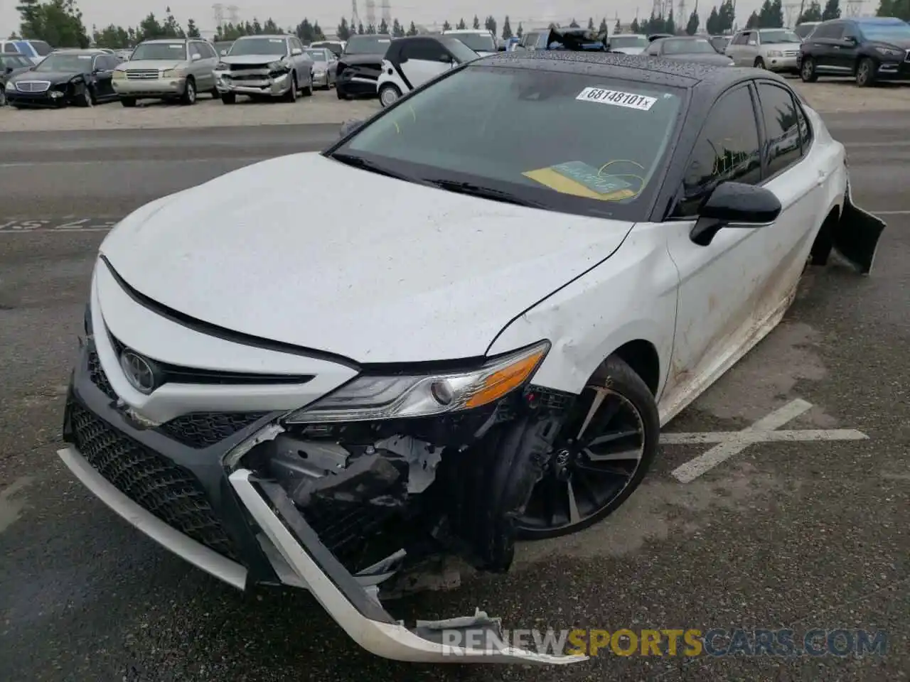 2 Photograph of a damaged car 4T1B61HK7KU232735 TOYOTA CAMRY 2019