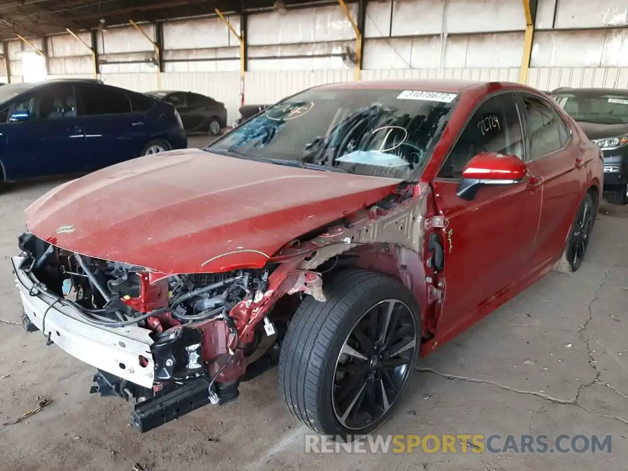 2 Photograph of a damaged car 4T1B61HK7KU235862 TOYOTA CAMRY 2019