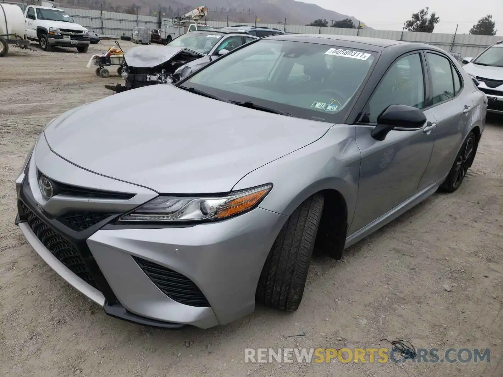 2 Photograph of a damaged car 4T1B61HK7KU243329 TOYOTA CAMRY 2019