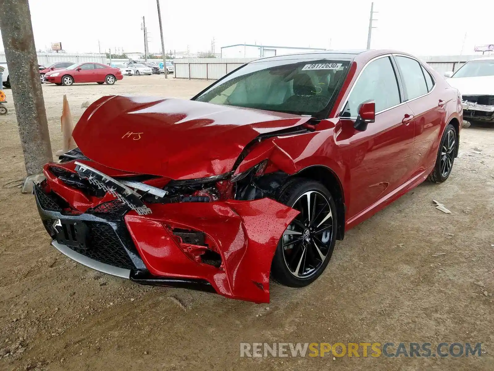 2 Photograph of a damaged car 4T1B61HK7KU253942 TOYOTA CAMRY 2019