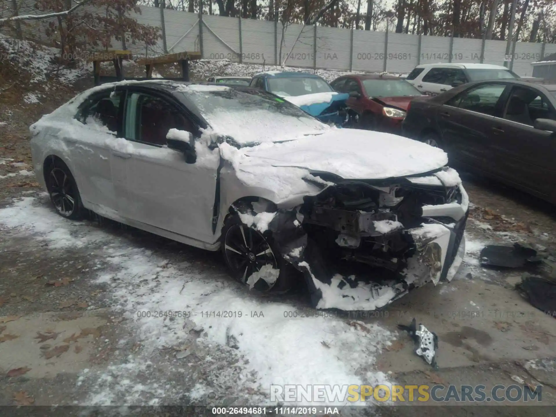 1 Photograph of a damaged car 4T1B61HK7KU256873 TOYOTA CAMRY 2019