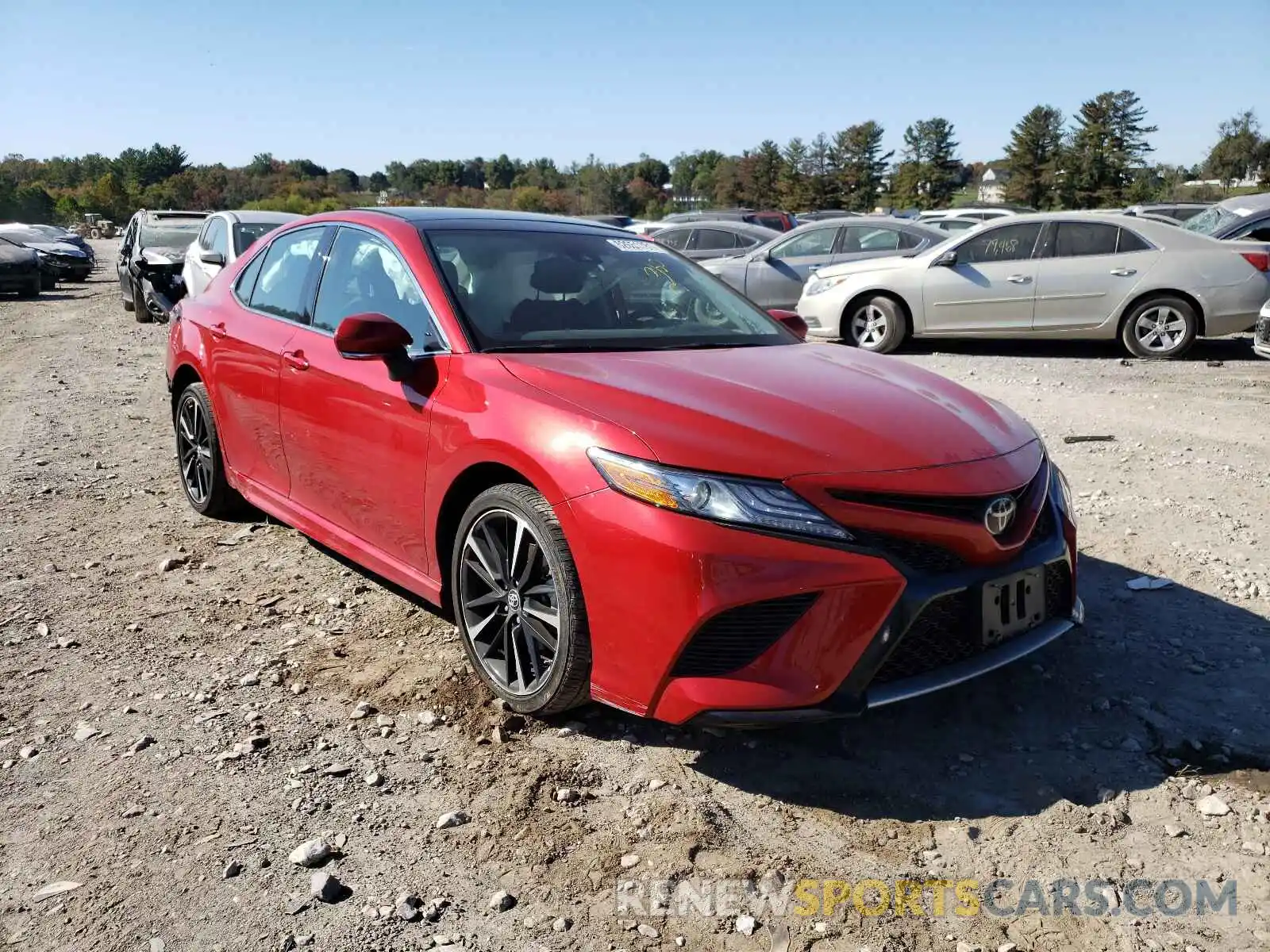 1 Photograph of a damaged car 4T1B61HK7KU279070 TOYOTA CAMRY 2019