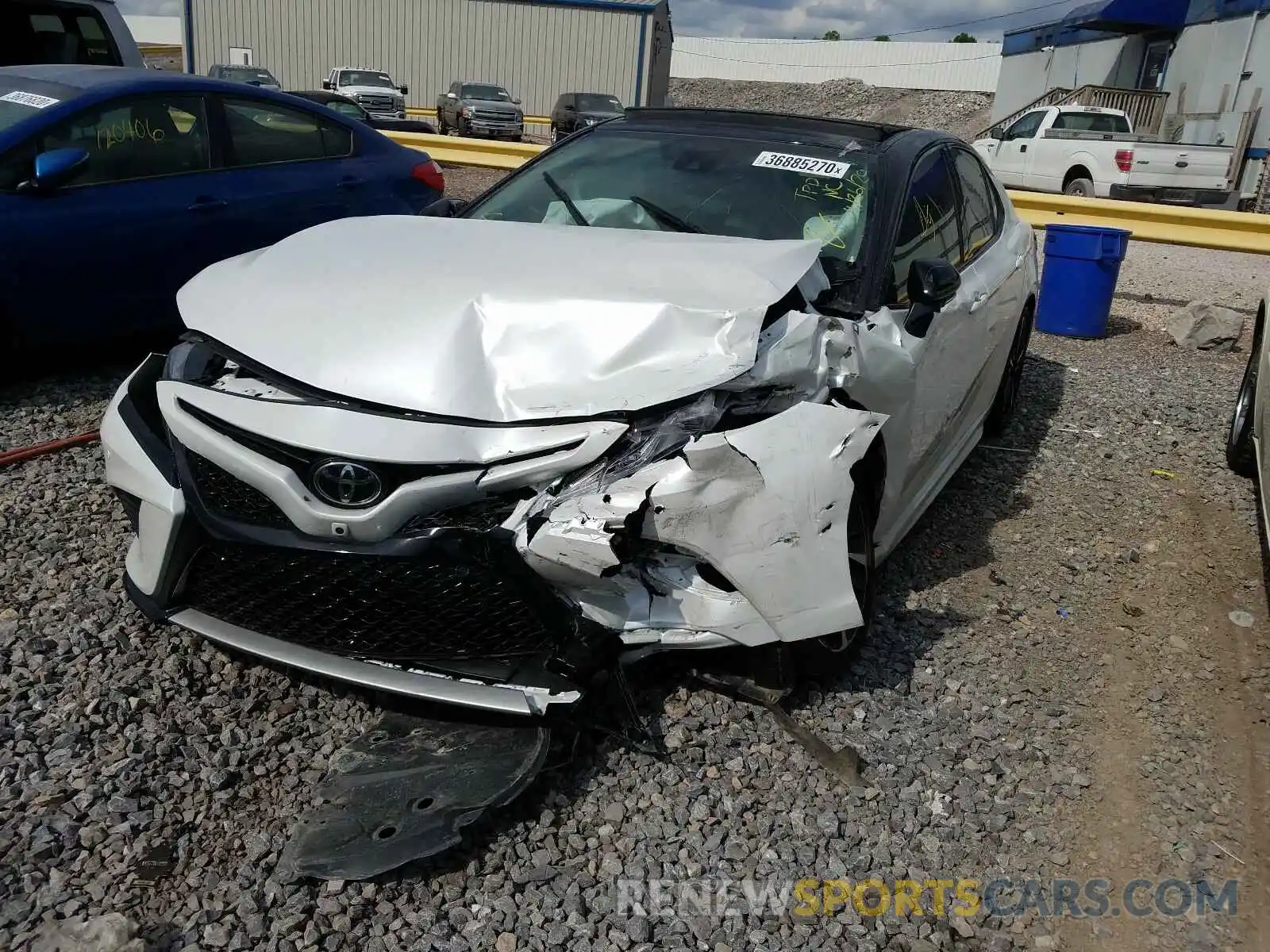 2 Photograph of a damaged car 4T1B61HK7KU287105 TOYOTA CAMRY 2019